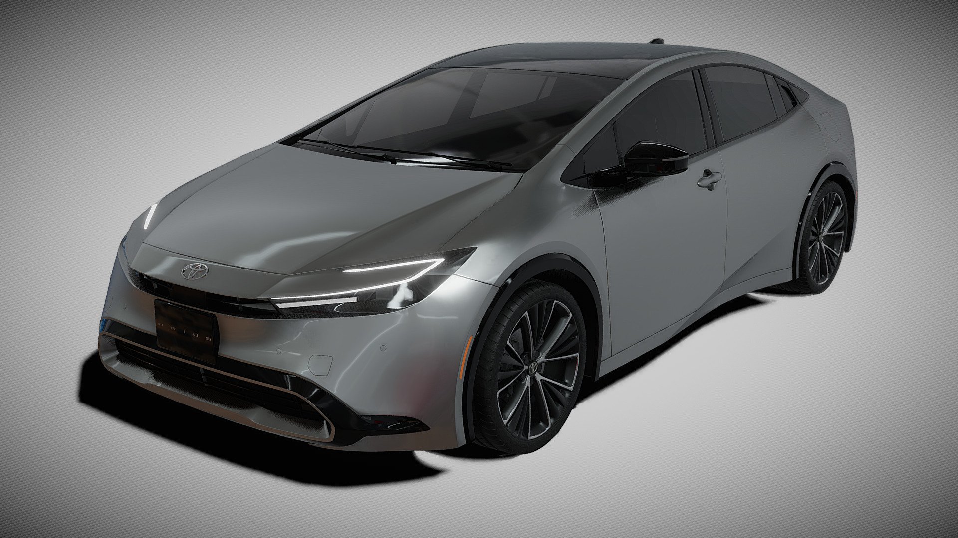 TOYOTA Prius 2024 Royalty Free 3D