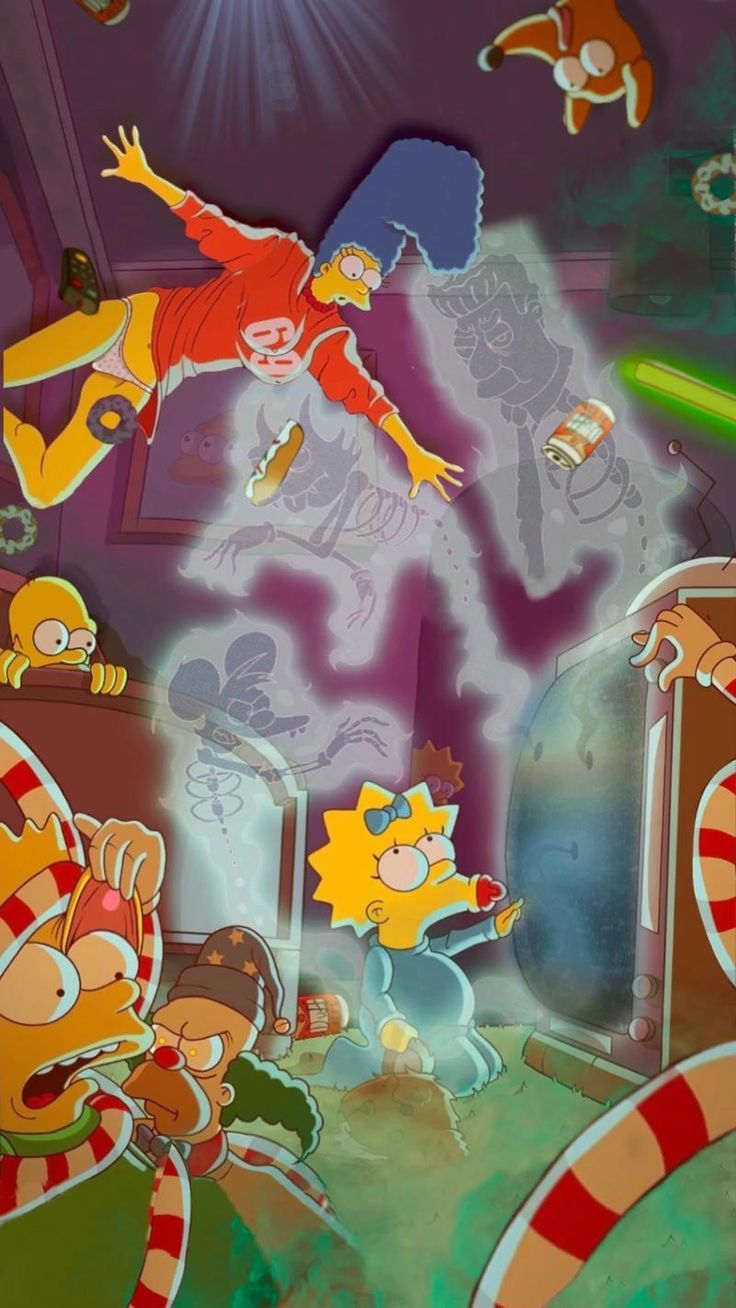 Simpsons Poltergeist [Vídeo]. Para Android, Poster De Parede, Para Ipho In 2023. Simpson Wallpaper Iphone, Bart Simpson Art, Simpsons Art