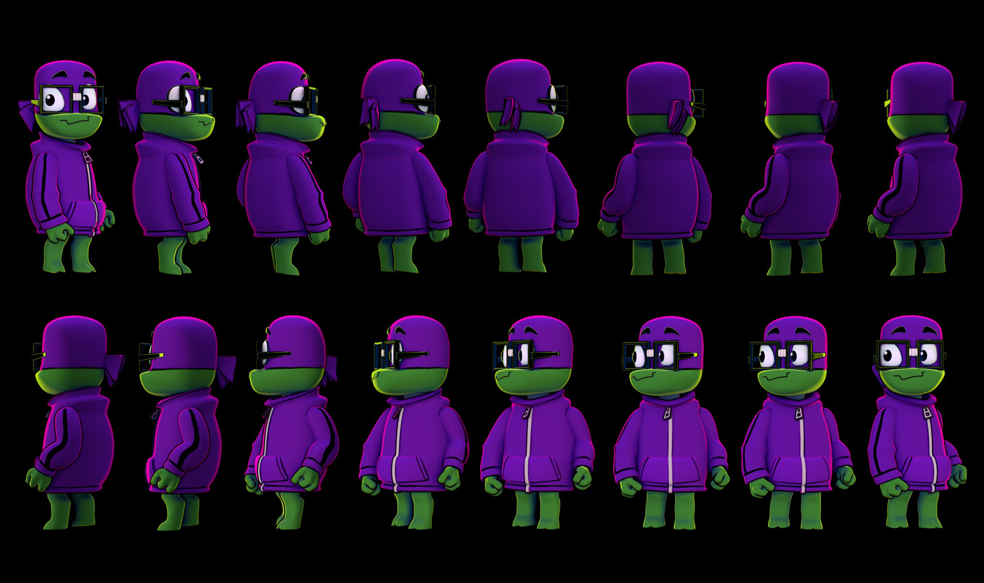 3D Donnie from Rise of the Teenage mutant ninja turtles