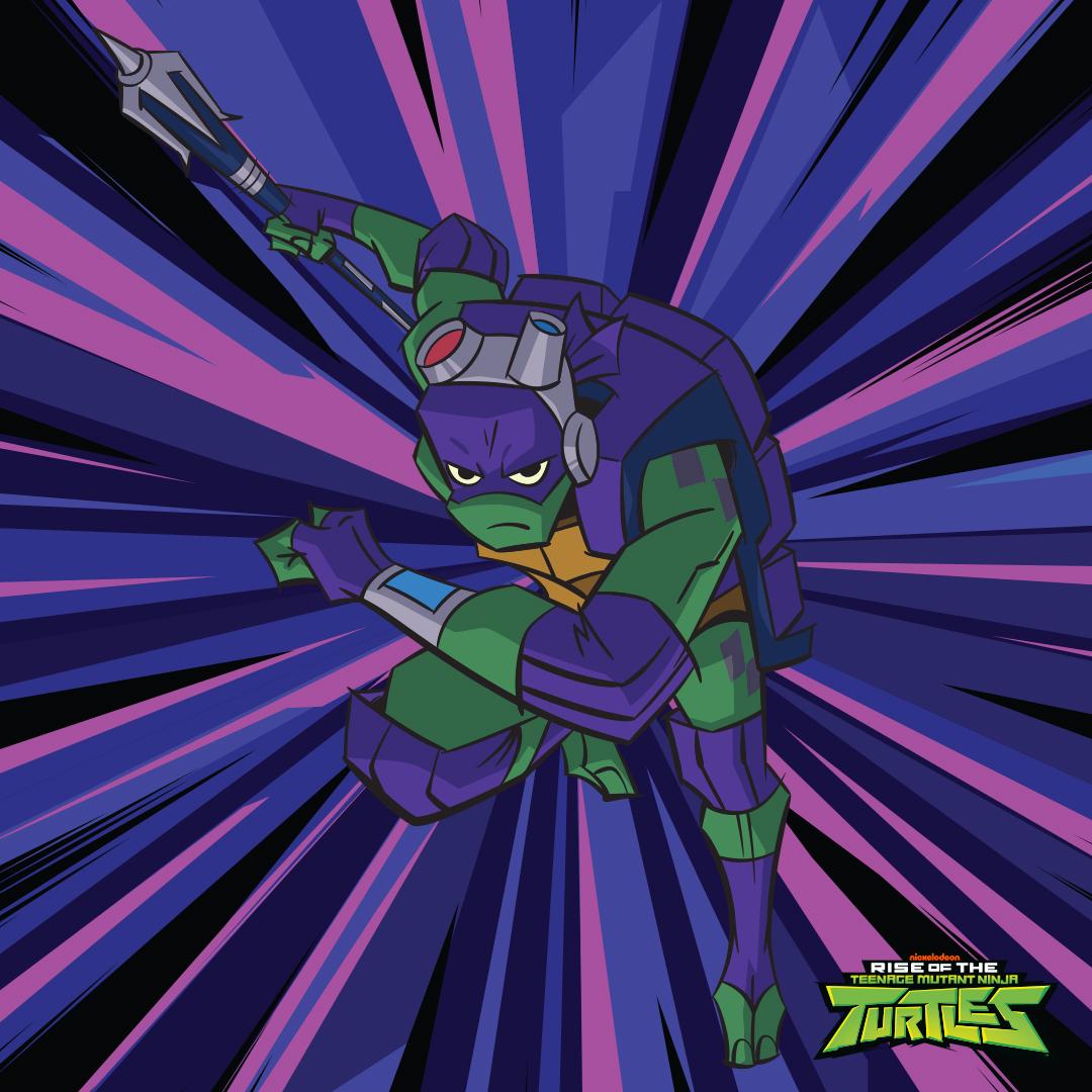 TMNT POWER! Rise of the #TMNT character art for the green machines. Raph, Leo, Donnie & Mikey are coming this fall to