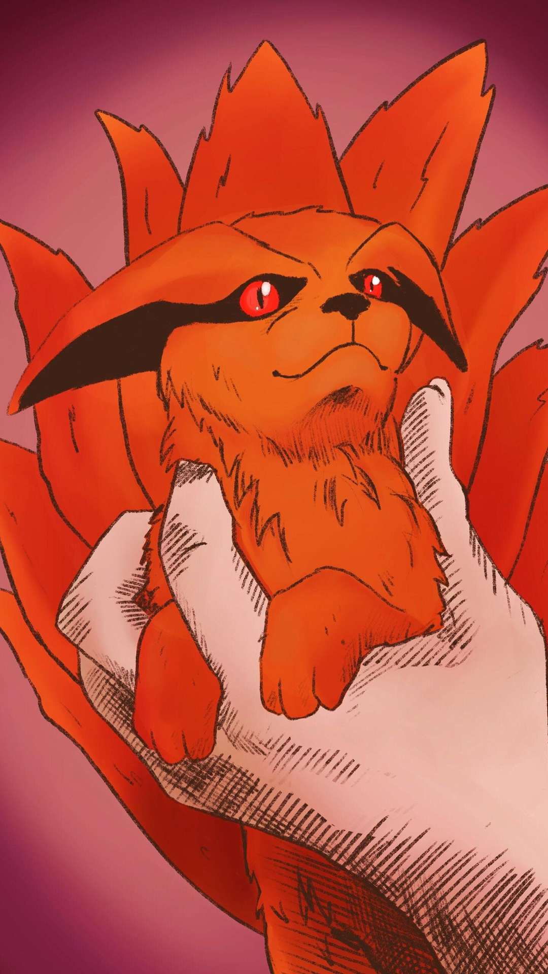 Nine Tailed Demon Fox Wallpaper For IPhone And Android By Cassidy Martinez