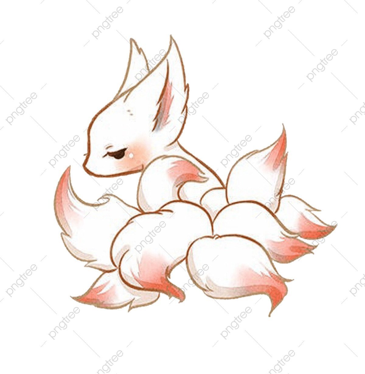 Cute Nine-tailed Fox Wallpapers - Wallpaper Cave