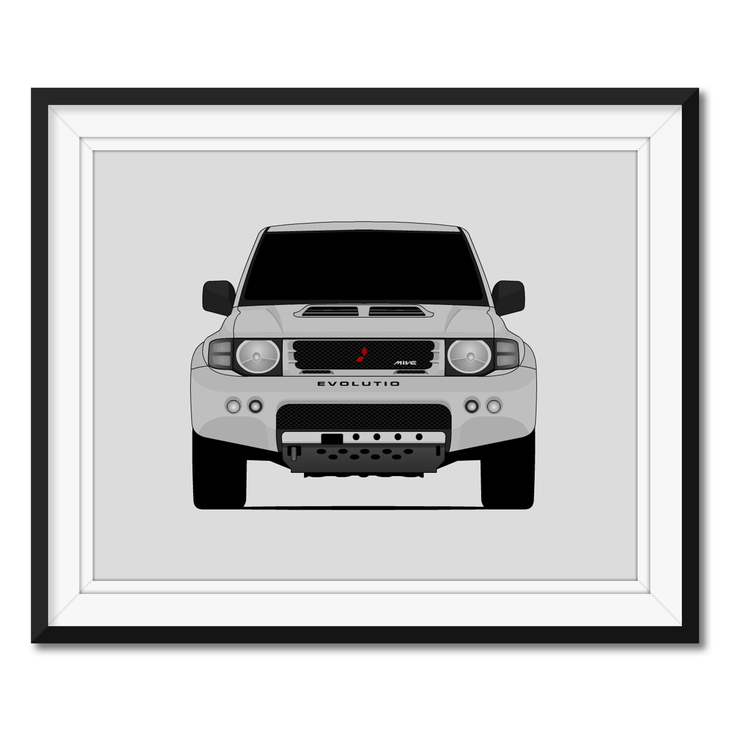 Mitsubishi Pajero Evolution (1997 1999) Car Poster