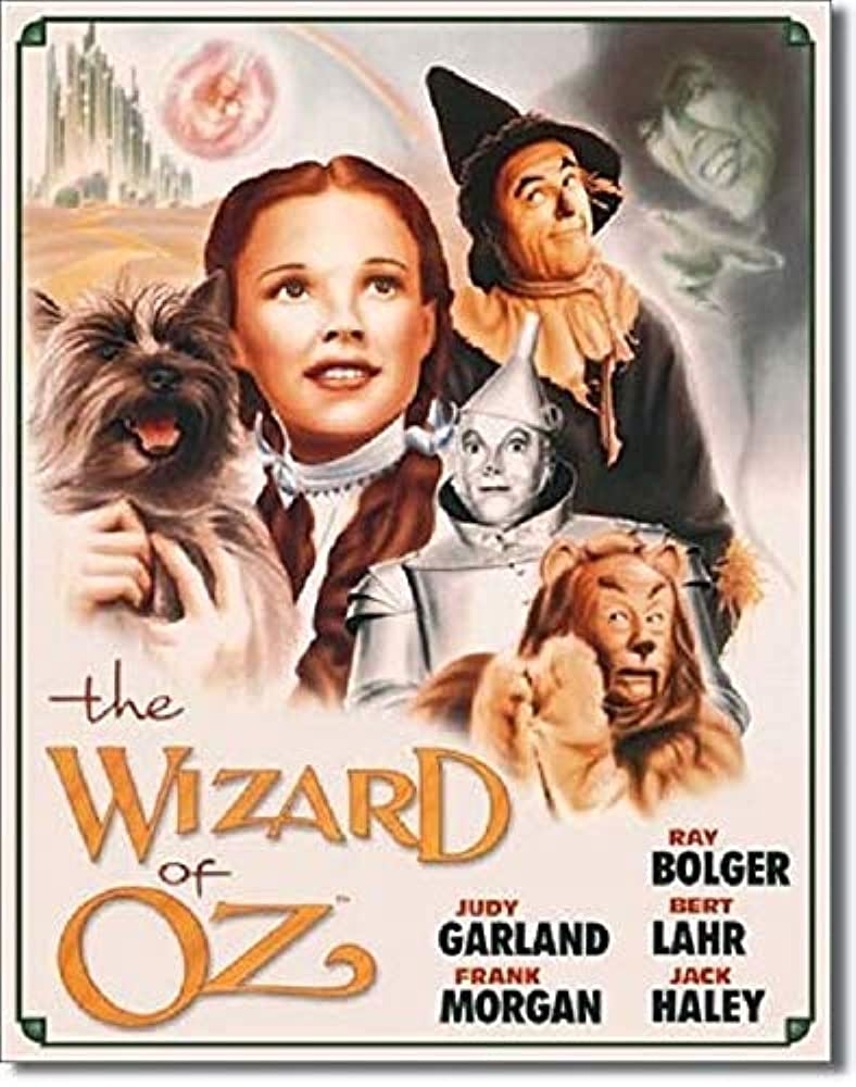 The Wizard of Oz Tin Sign Classic Movie Poster Bar Movie Wall Home Wall Retro Decoration 8x12 Inches, Home & Kitchen