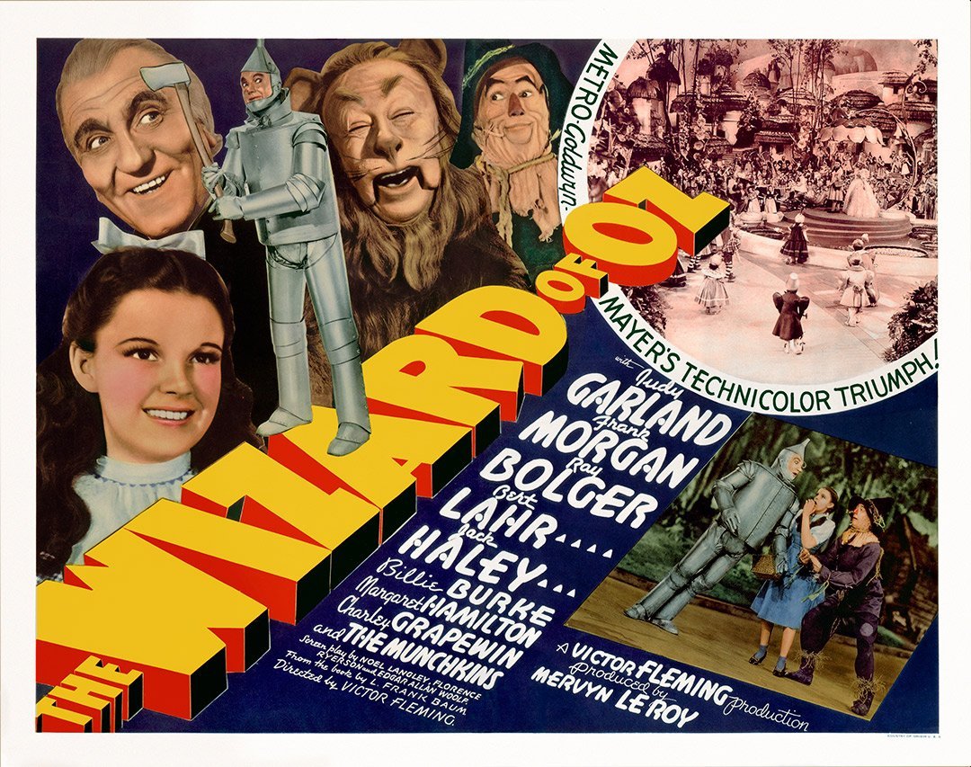 The Wizard of Oz 1939 - (36 X 28.5) Movie Poster: Posters & Prints