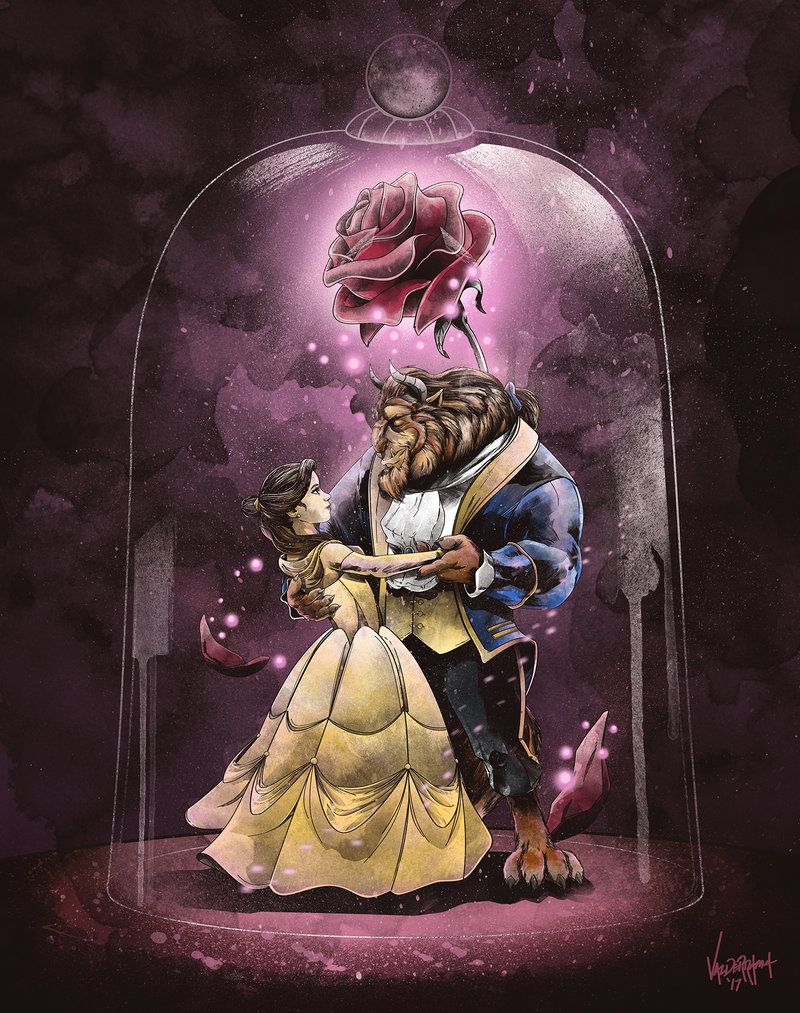 Beauty and the Beast by thefreshdoodle. Beauty and the beast wallpaper, Beast wallpaper, Beauty and the beast art