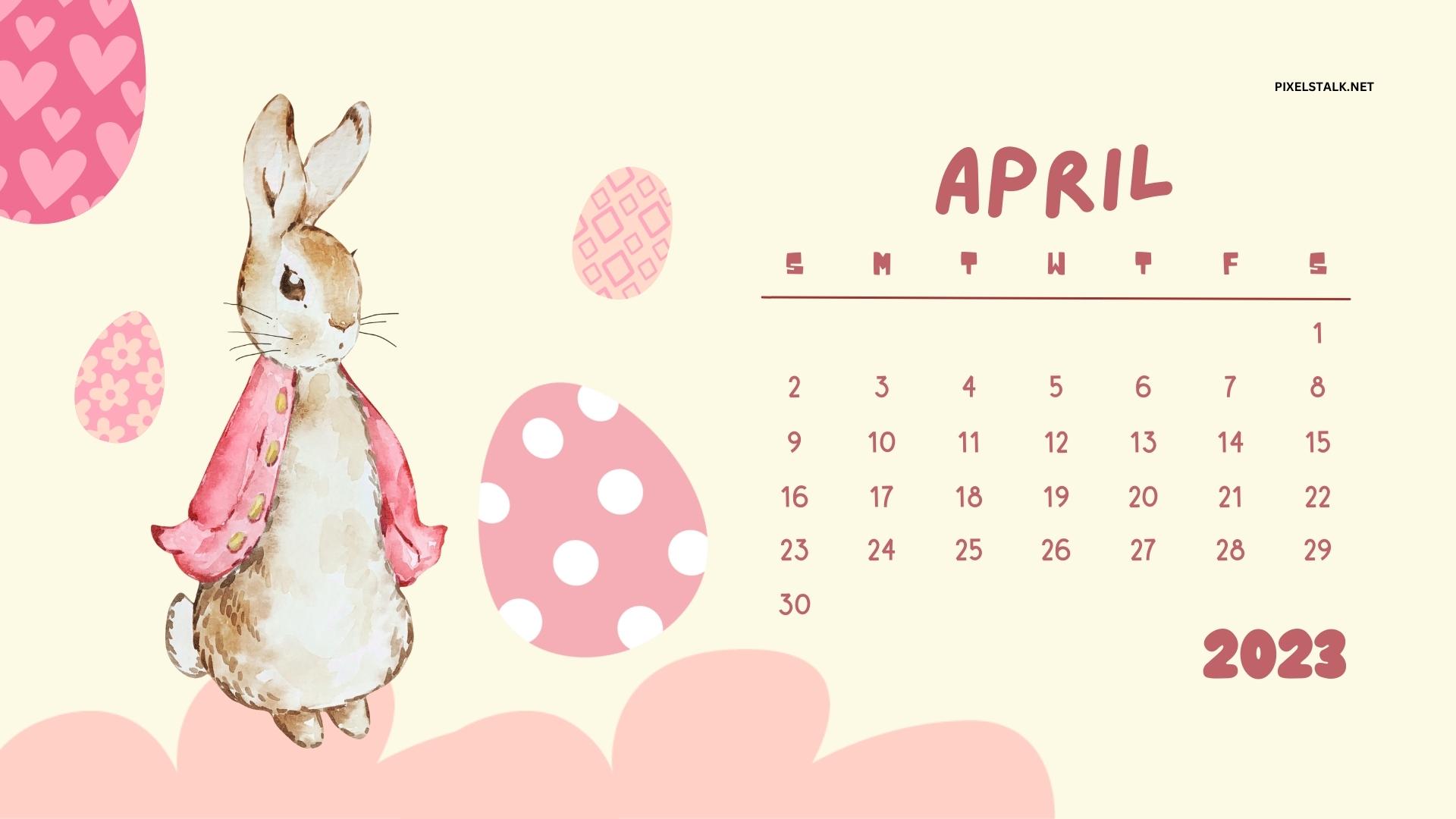 April 2023 Calendar Background For Desktop