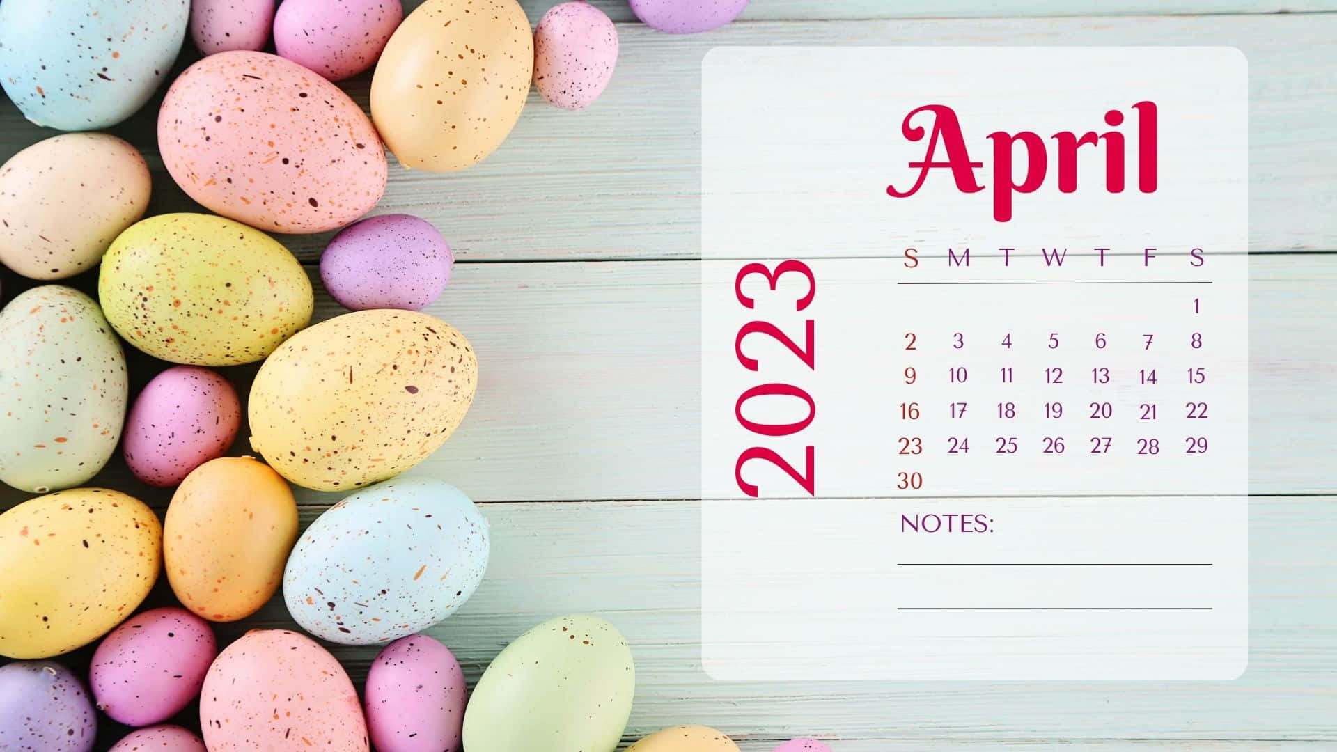 Free April 2023 Calendar Wallpaper Downloads, April 2023 Calendar Wallpaper for FREE