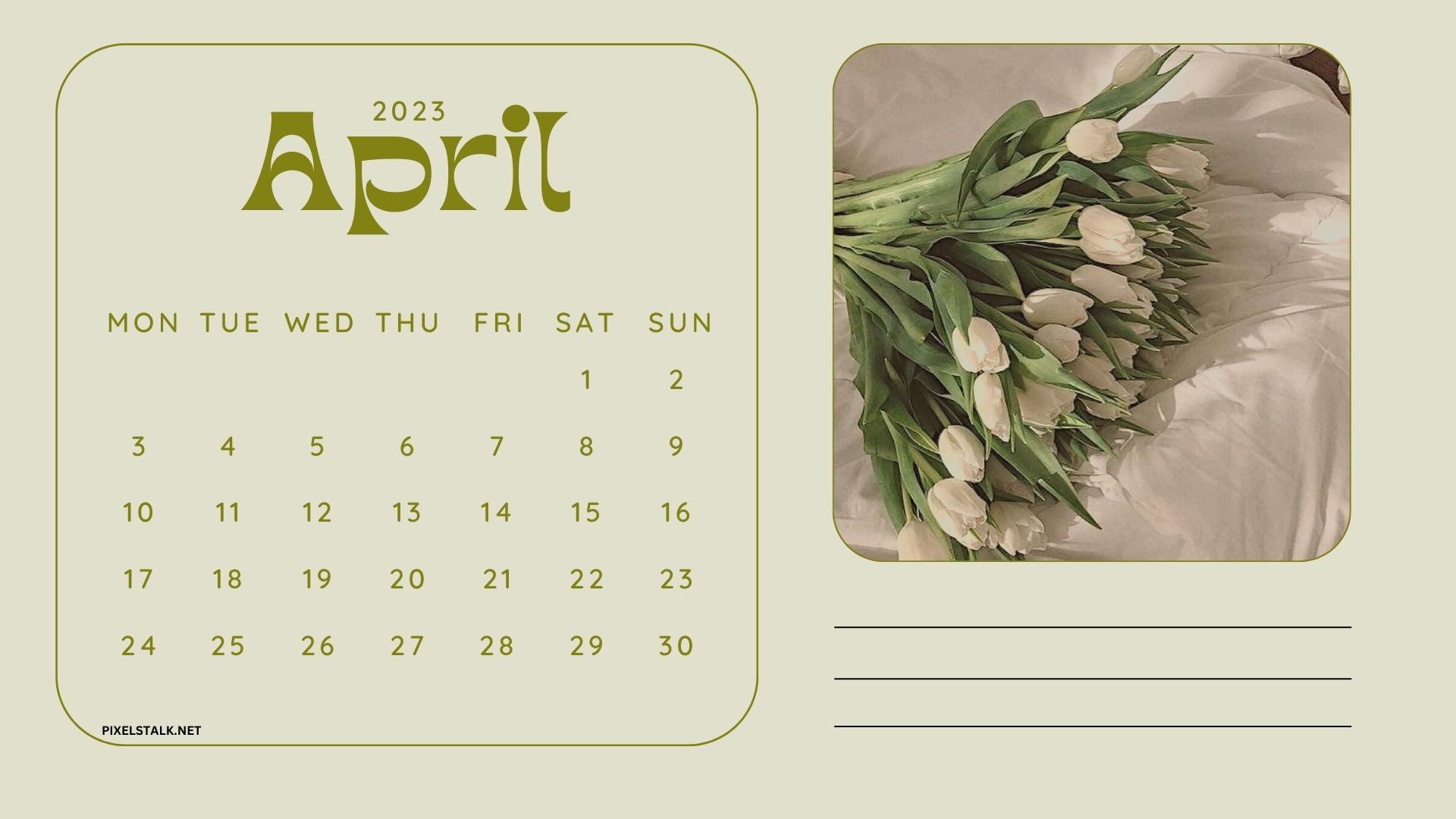 Free download April 2023 Calendar Desktop Wallpaper [1920x1080] for your Desktop, Mobile & Tablet. Explore April 2023 Wallpaper