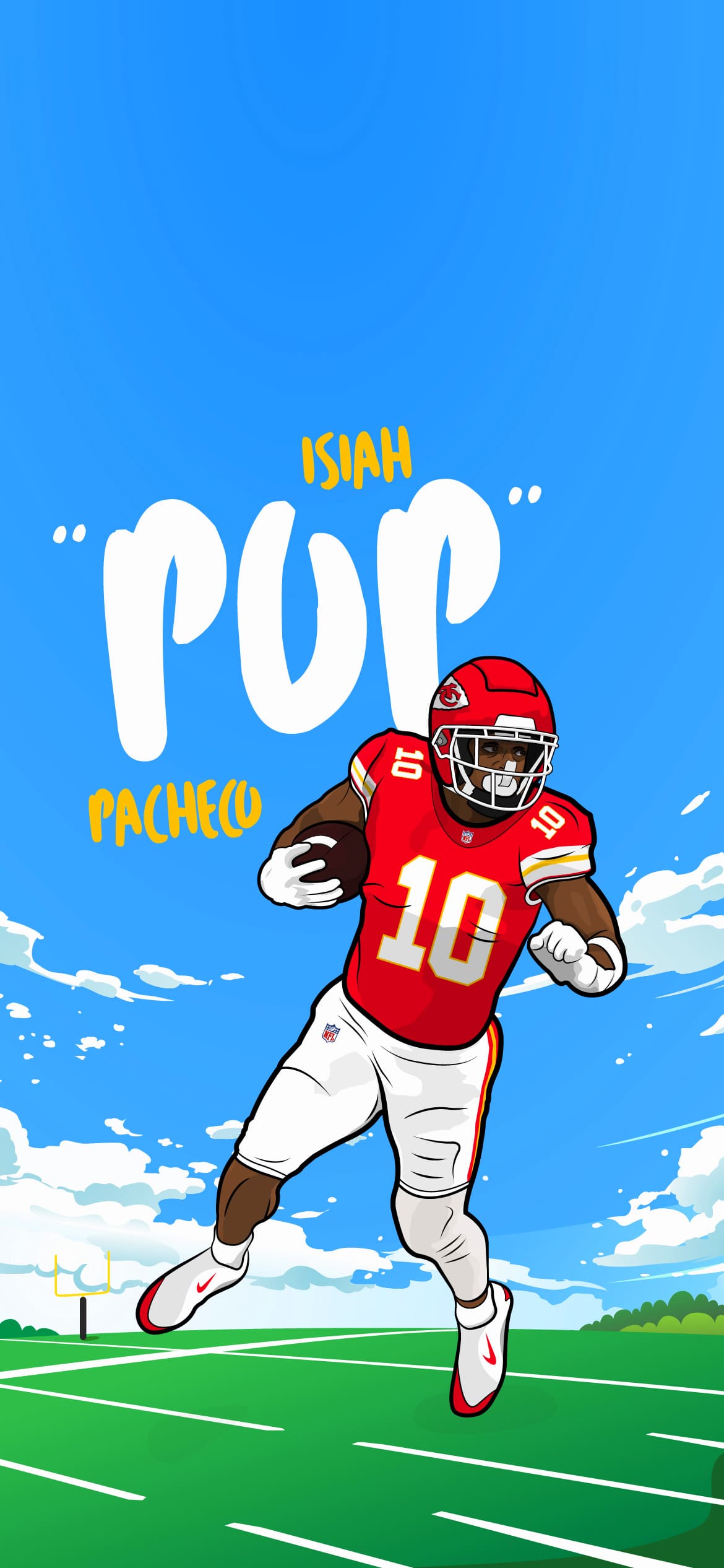 Kansas City Chiefs Wallpaper, Isiah Pacheco Wallpaper, NFL