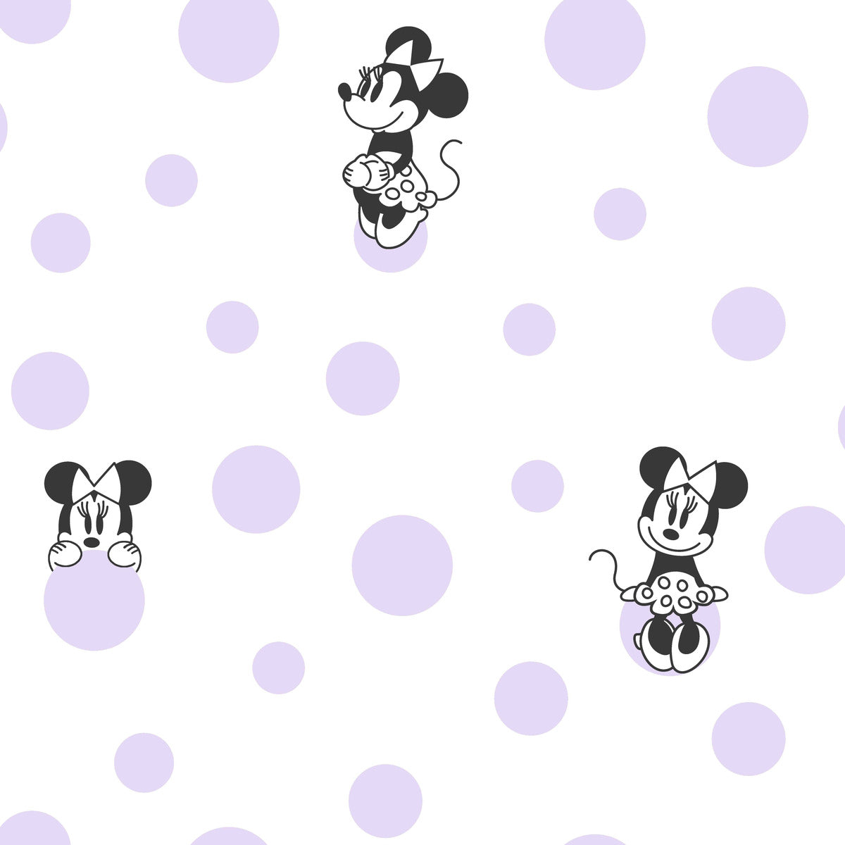 Disney Kids Vol. 4 Minnie Mouse Dots Wallpaper