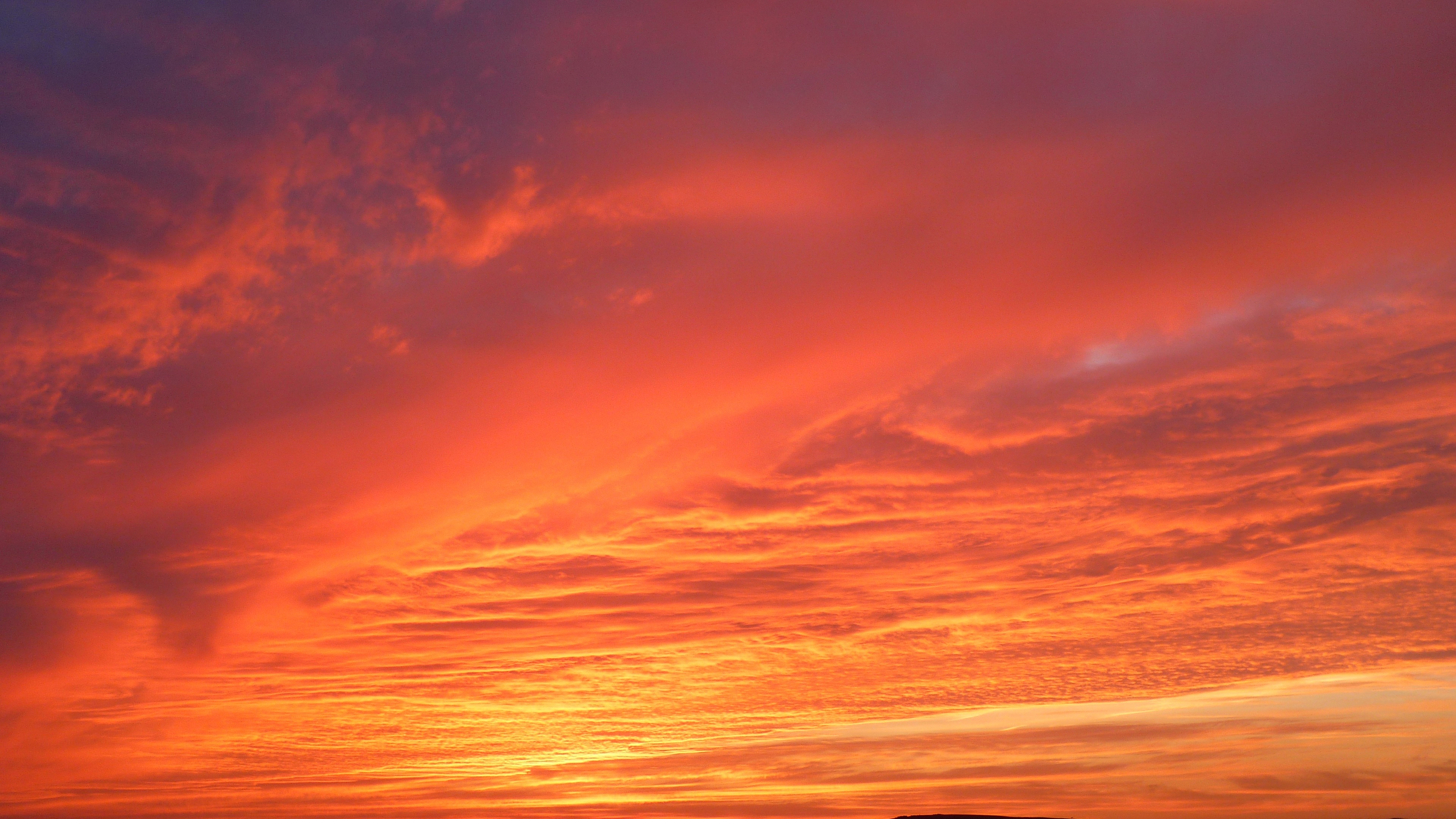 Wallpaper 4k Red Sky Sunrise Landscape 4k Wallpaper