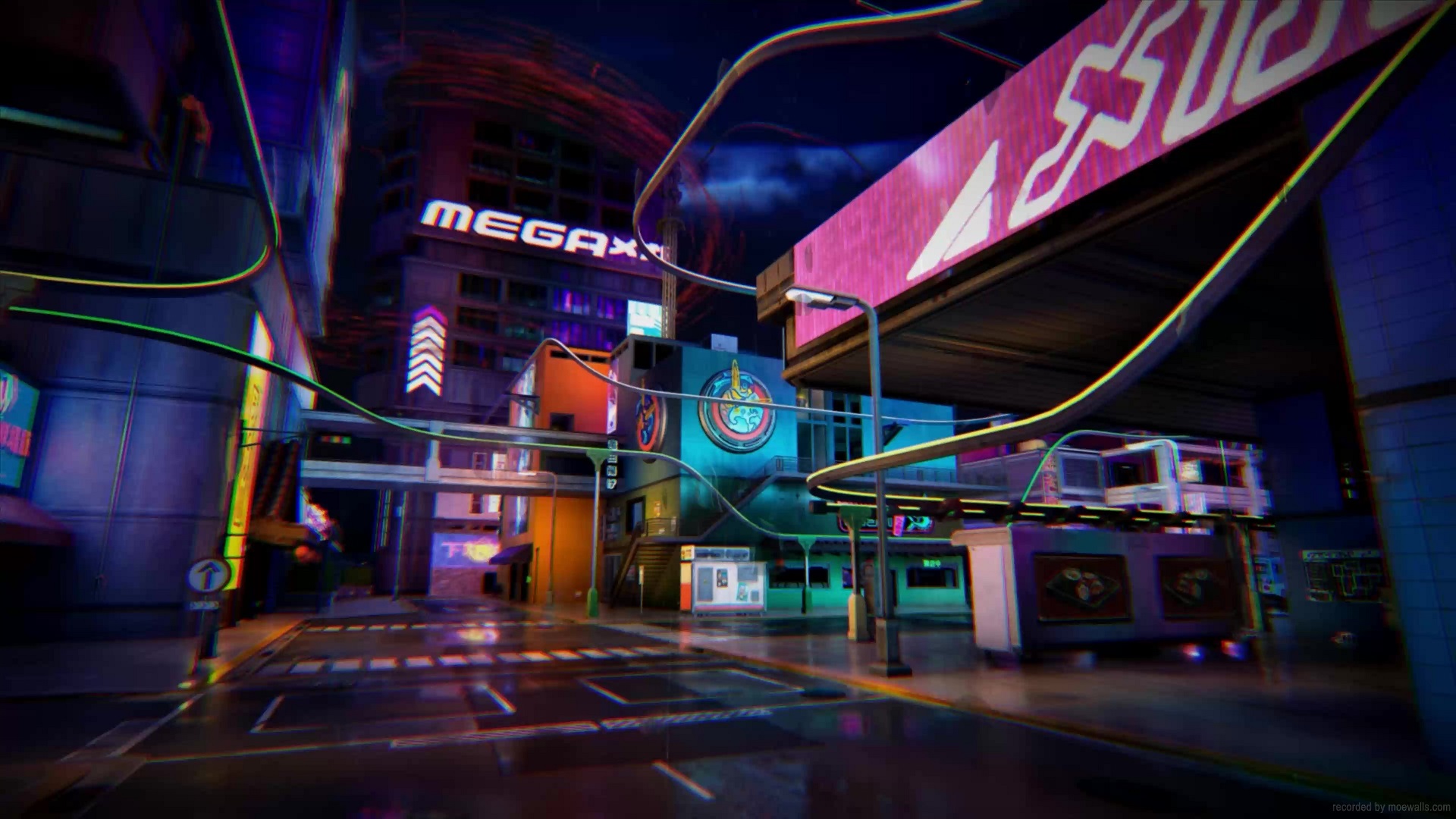 Mega City Live Wallpaper, Animated