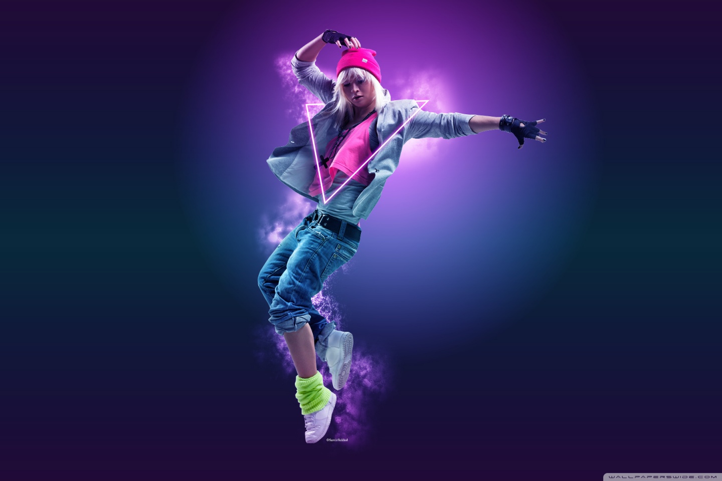 Abstract Colourful Dancer Ultra HD Desktop Background Wallpaper for 4K UHD TV, Widescreen & UltraWide Desktop & Laptop, Tablet