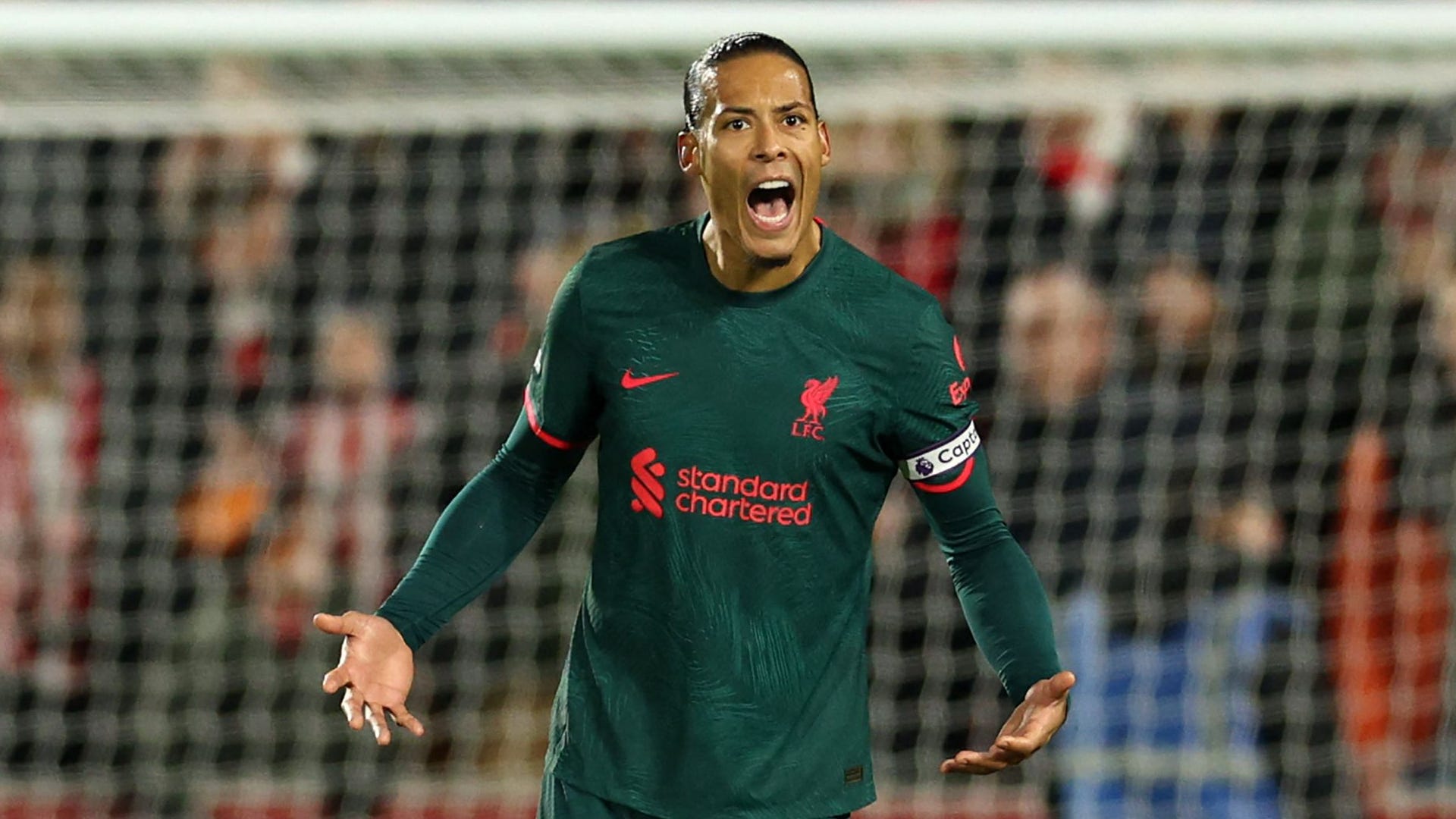 Hopefully No Injury' Explains Van Dijk's Half Time Substitution After Liverpool Suffer Shock Brentford Defeat