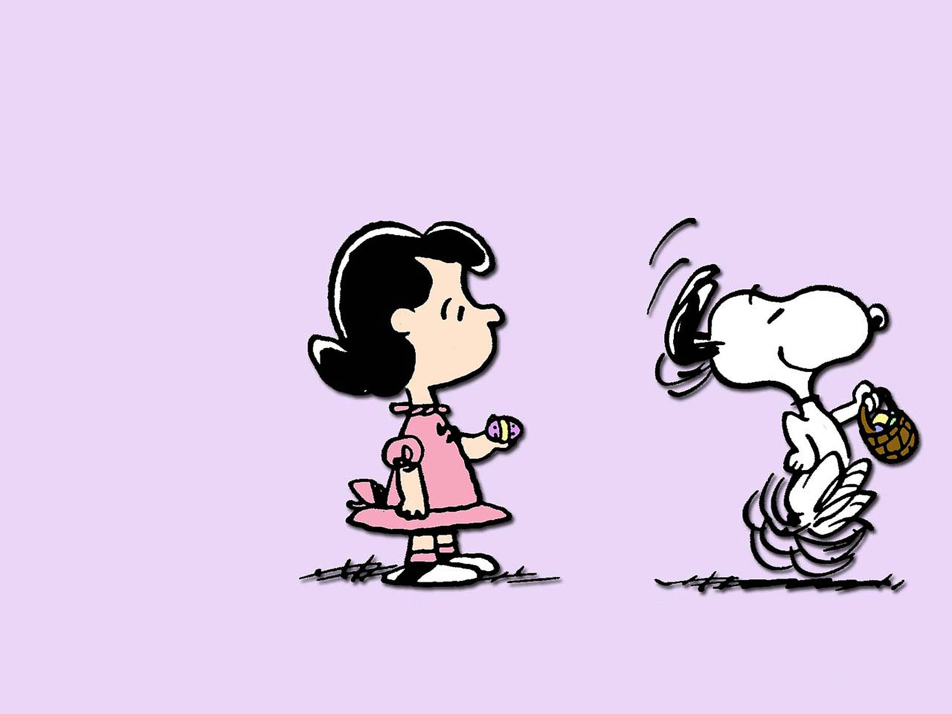 Download Lucy Van Pelt Easter Wallpaper