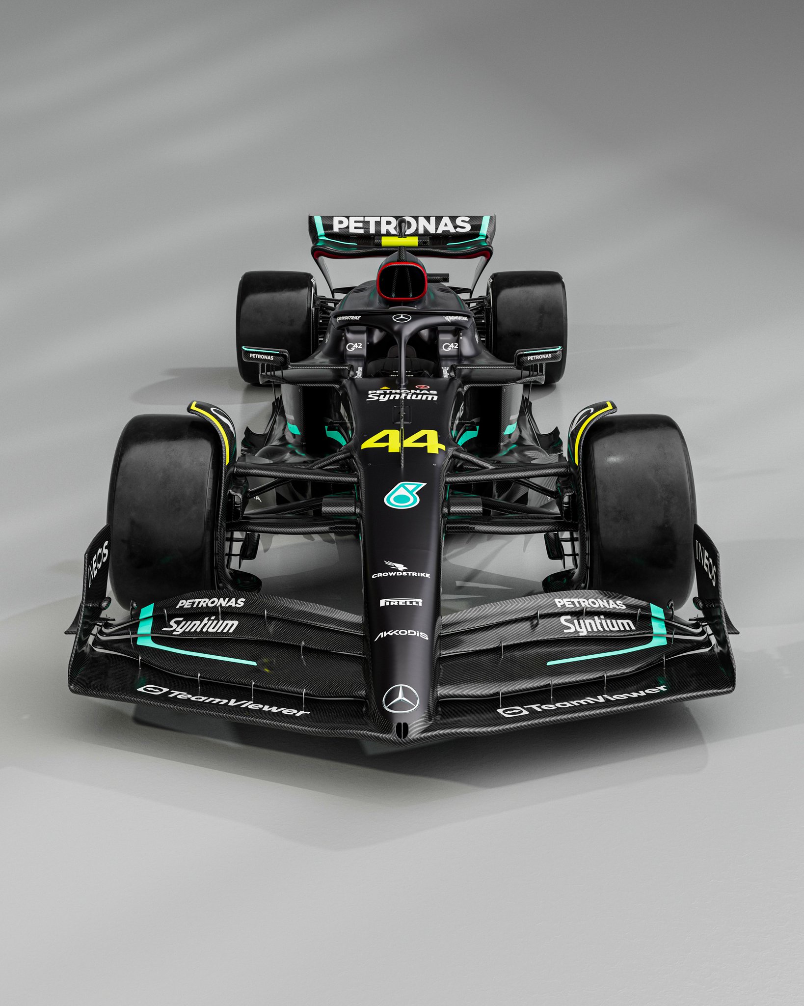 Mercedes AMG PETRONAS F1 Team In Black