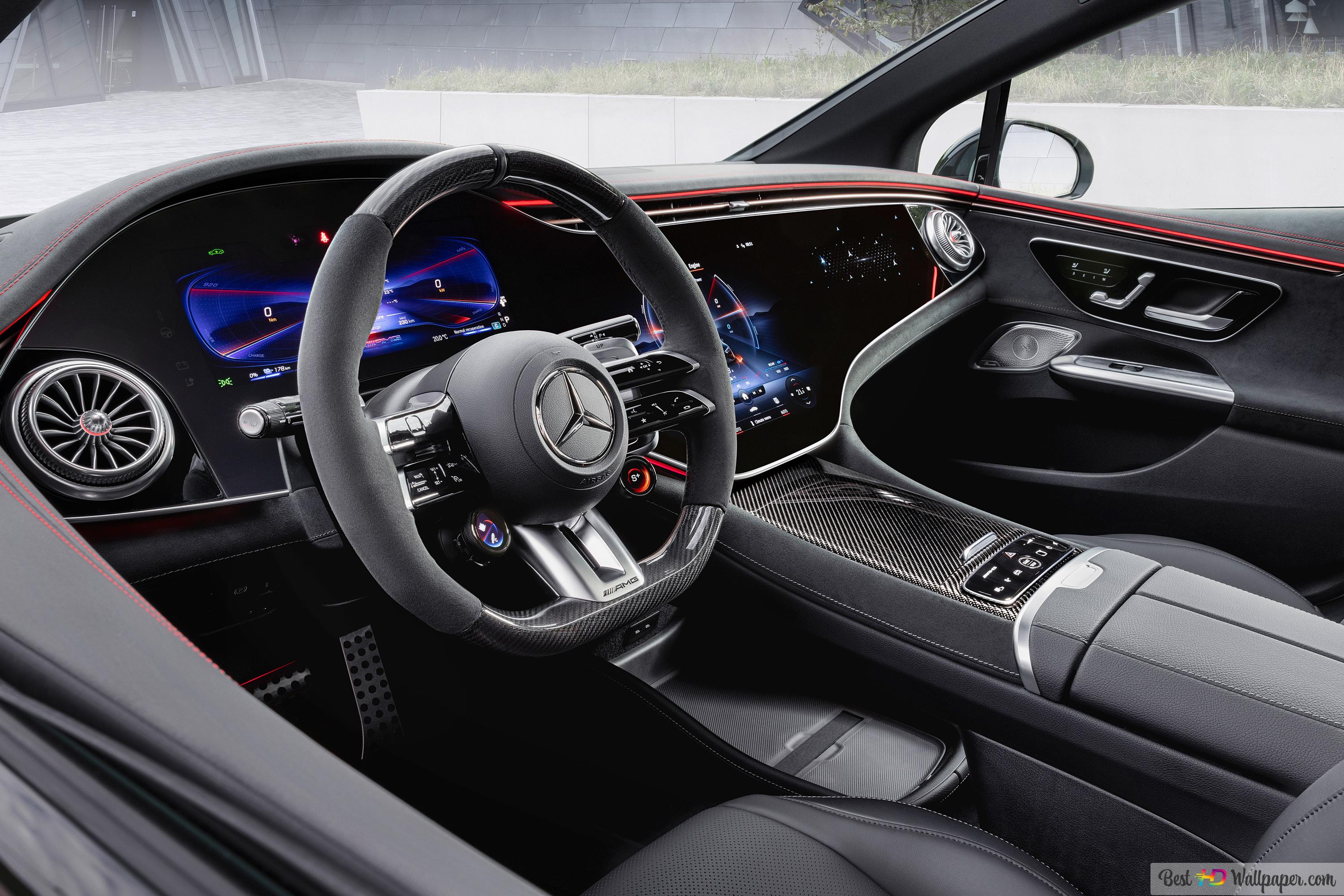 Mercedes AMG EQE 53 2023 Interior Design 4K Wallpaper Download