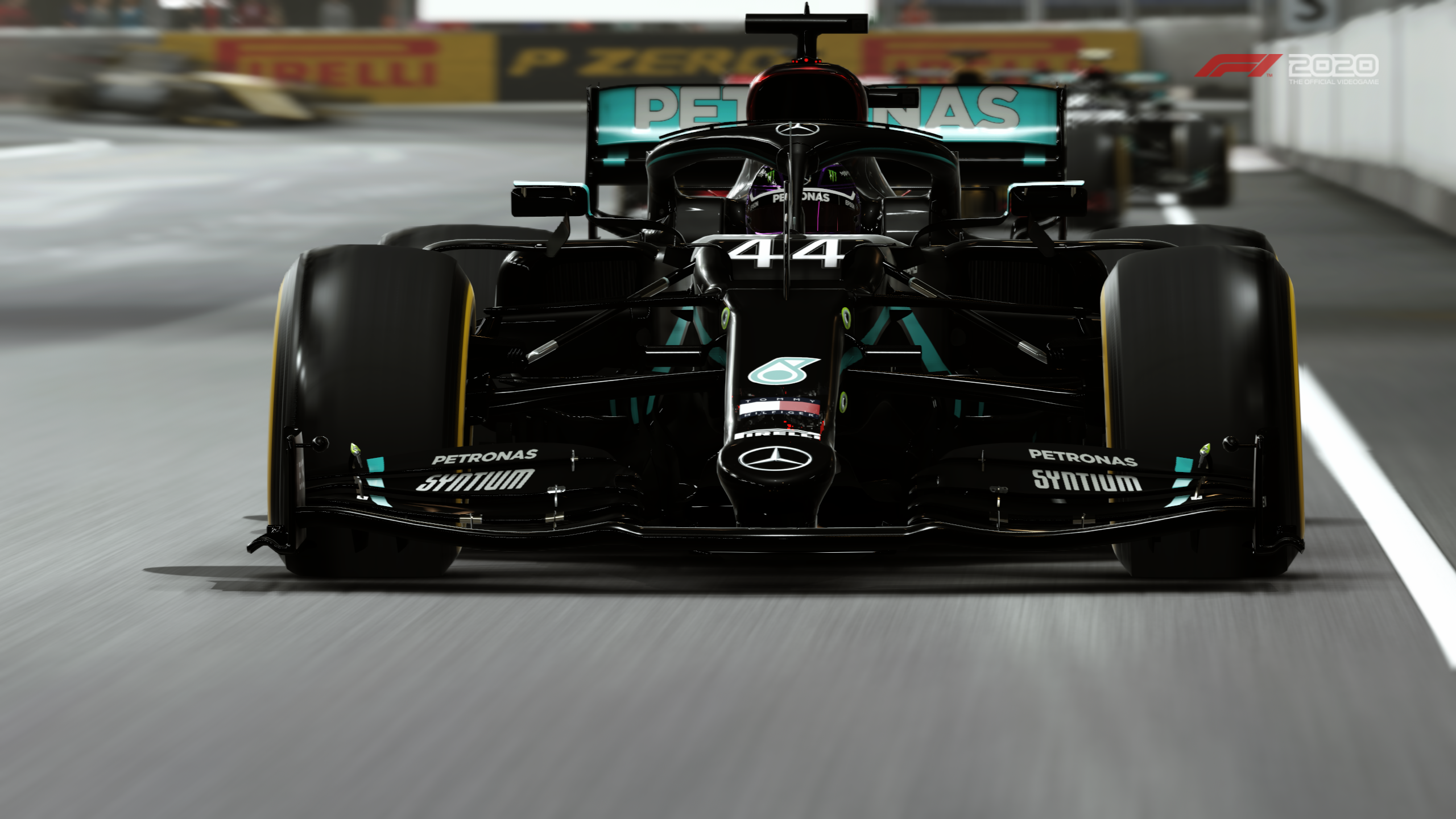 Download Mercedes AMG Petronas F1 Team F1 W11 Video Game F1 2020 HD Wallpaper By FLX II
