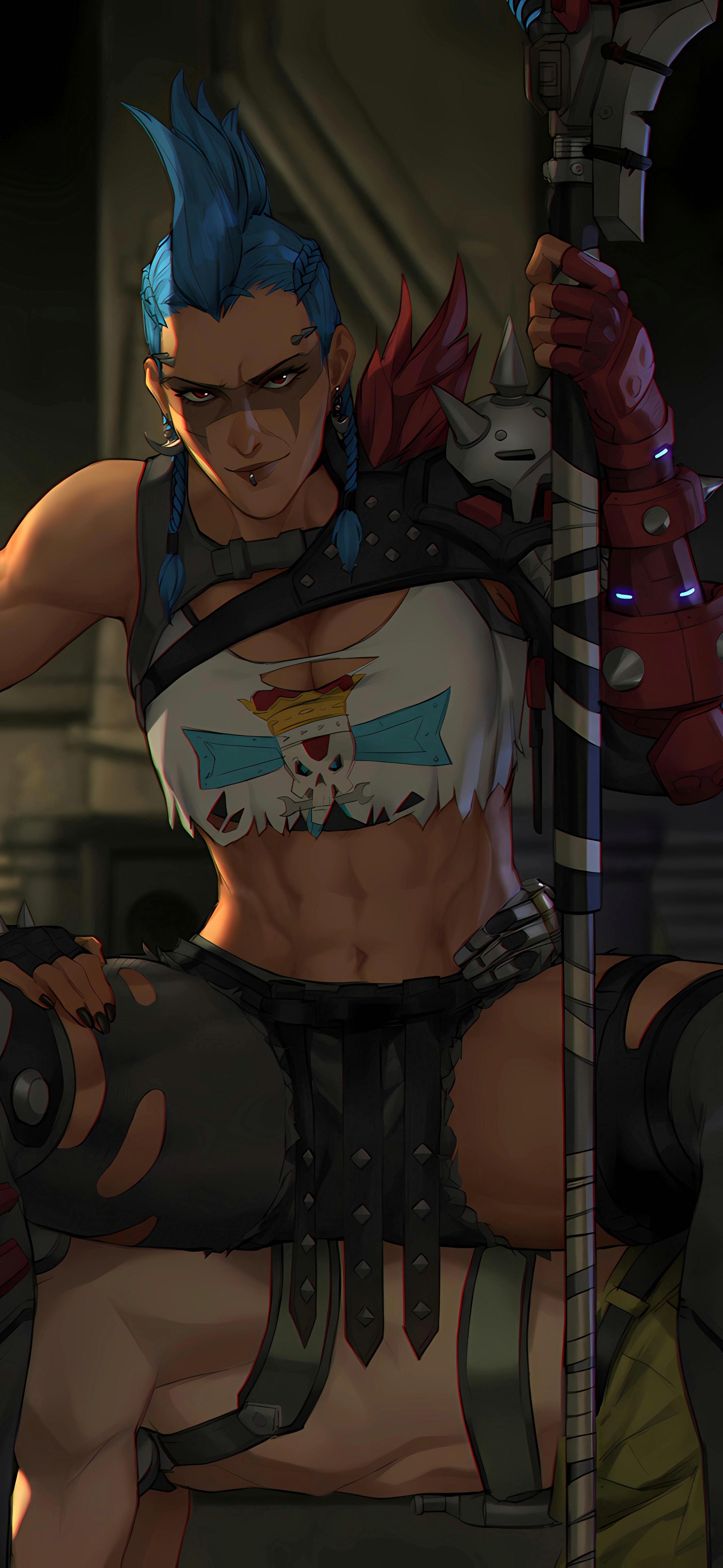 Overwatch 2, Junker Queen wallpaper (by breikka) [2215x4800]