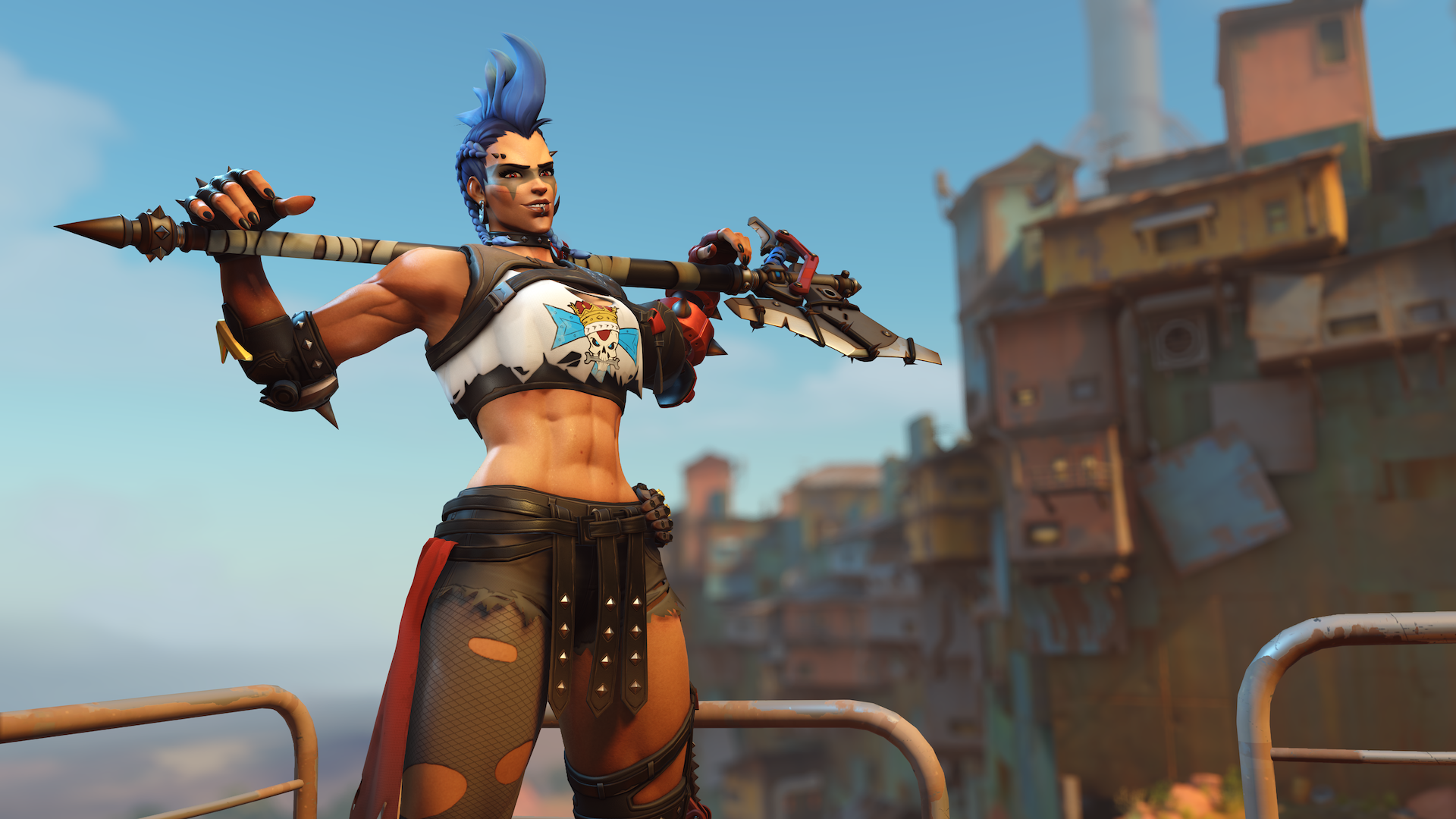 Overwatch 2: Junker Queen Gameplay
