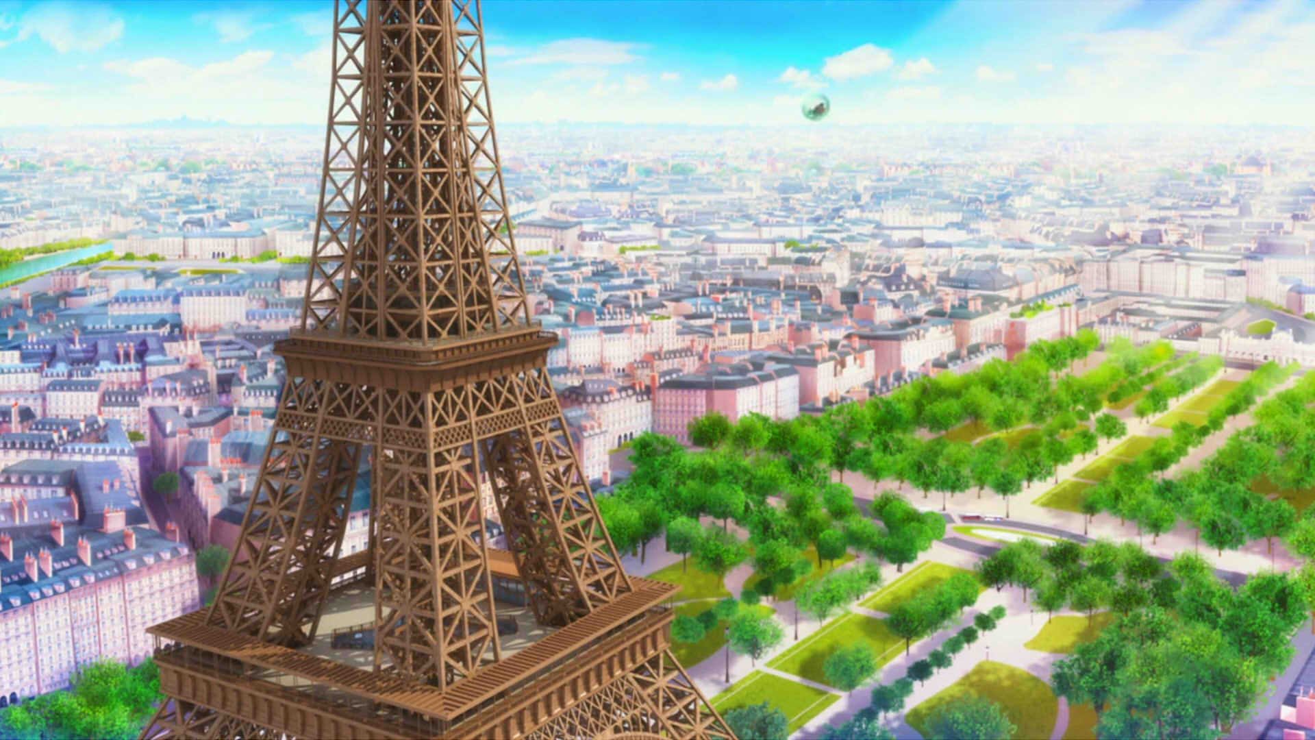 Adrien Agreste Desktop, torre eiffel ladybug, miraculous Tales Of