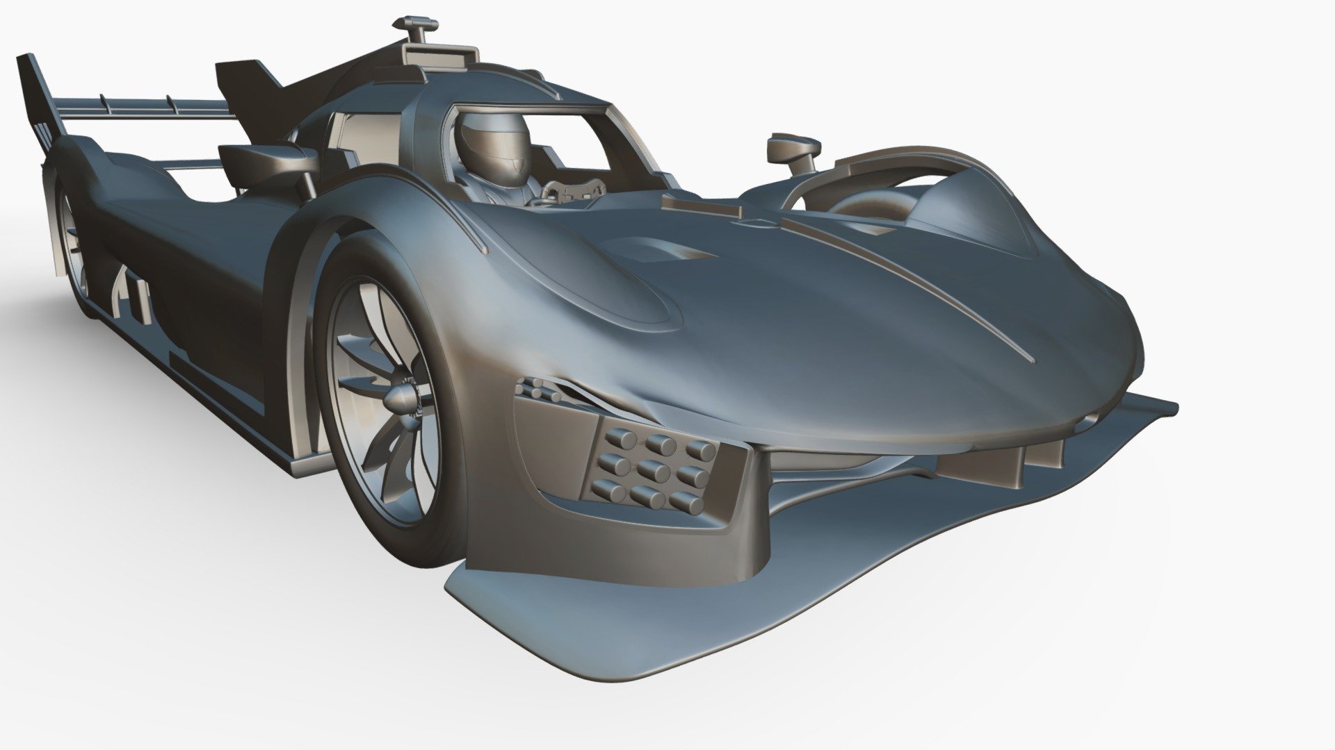 Ferrari 499P Le Mans 2023 Ready to Print STL Royalty Free 3D model by Sim3D [50c5e8c]