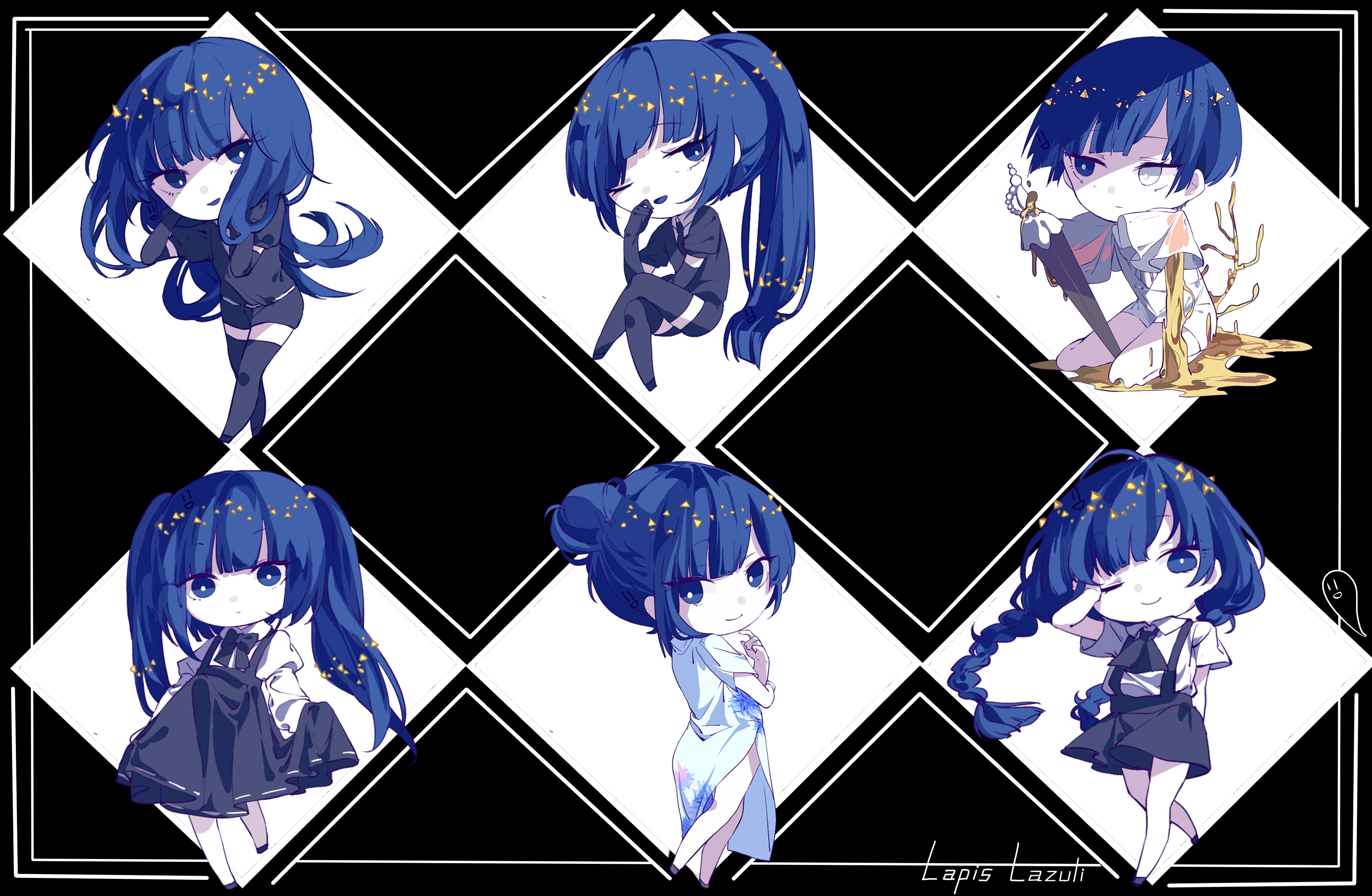 Lapis Lazuli Houseki No Kuni Wallpaper:3800x2480