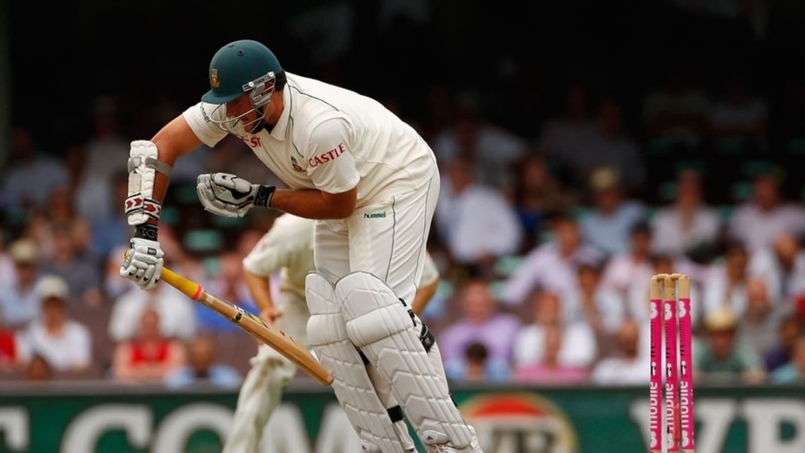 I was packed and ready to go home. I stole Jacques Kallis' whites'