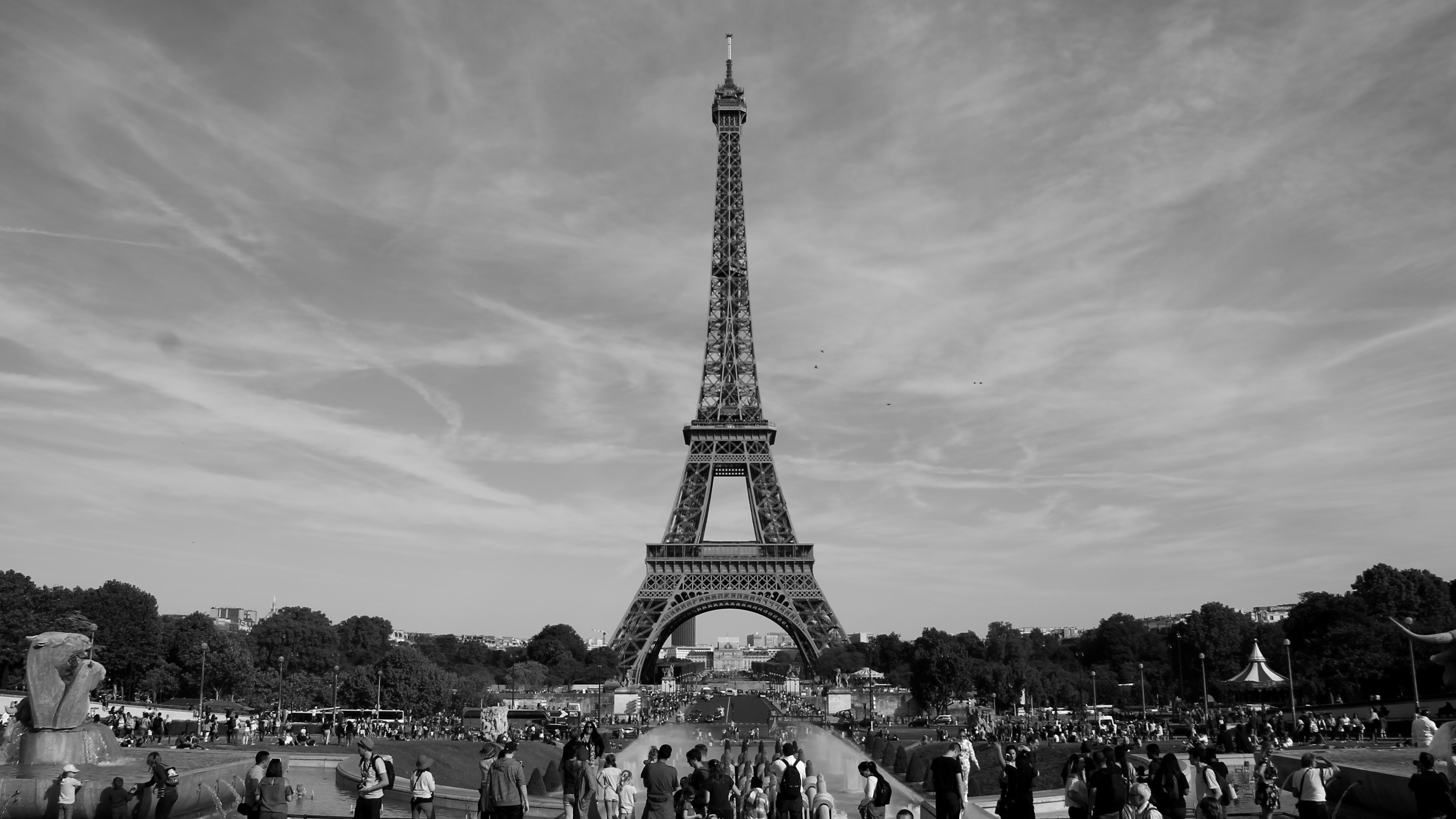 Paris Black And White Wallpapers - Wallpaper Cave