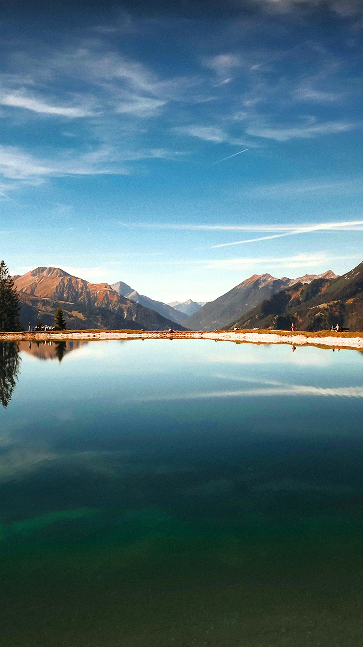 Lake Summer Mountain Nature Wallpaper