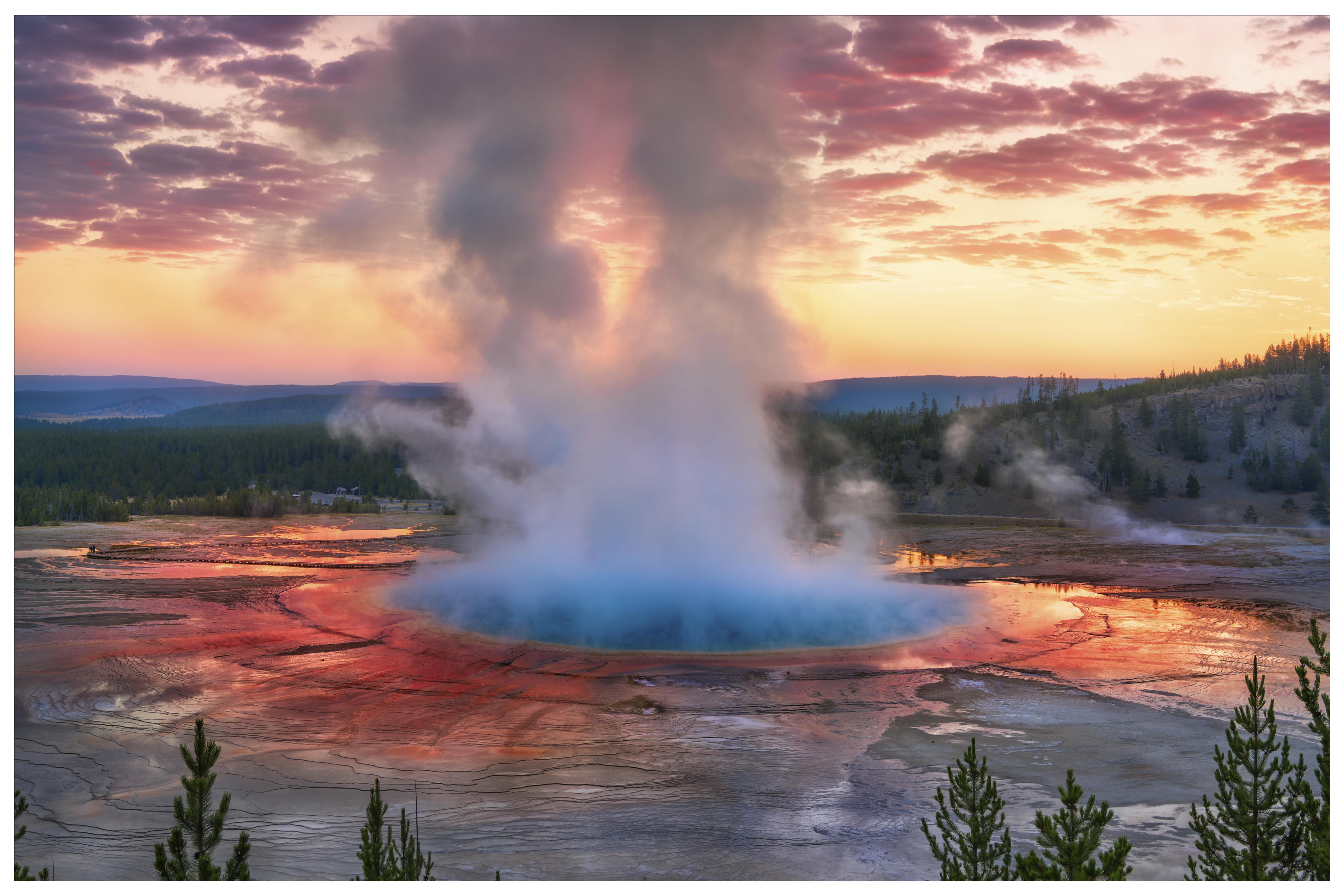 Amazing Instagram Photo of Yellowstone National Park in the Summer