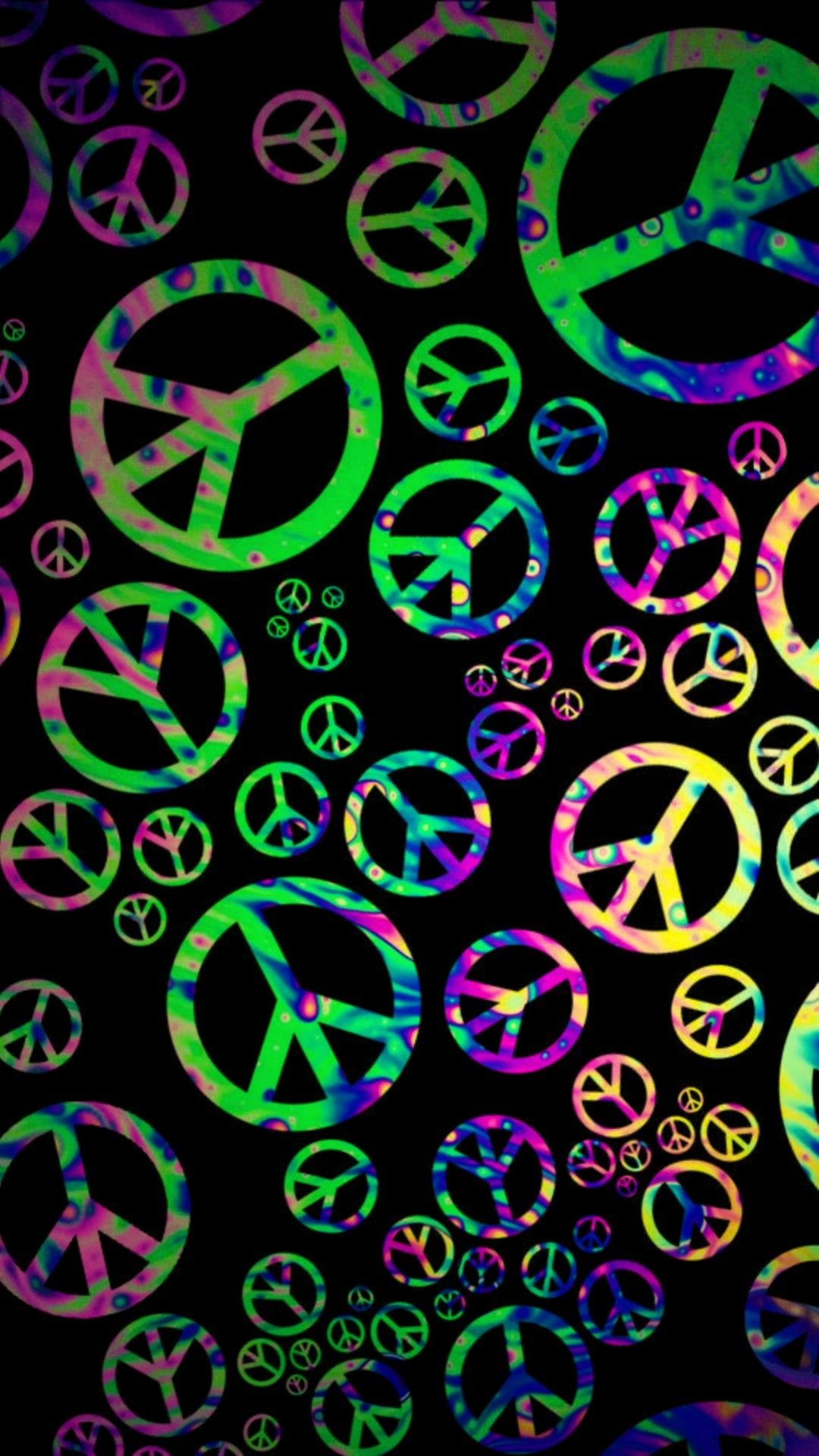 Rainbow peace sign. Peace sign art hippie, Peace sign art, Peace art