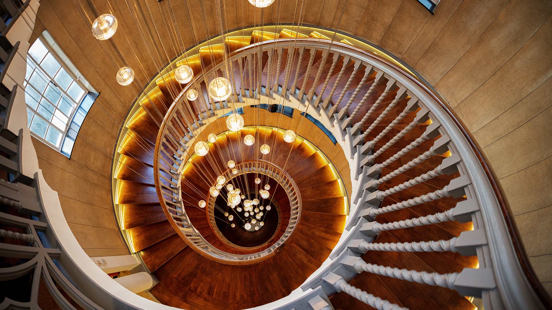 Cecil Brewer Staircase, London wallpaper