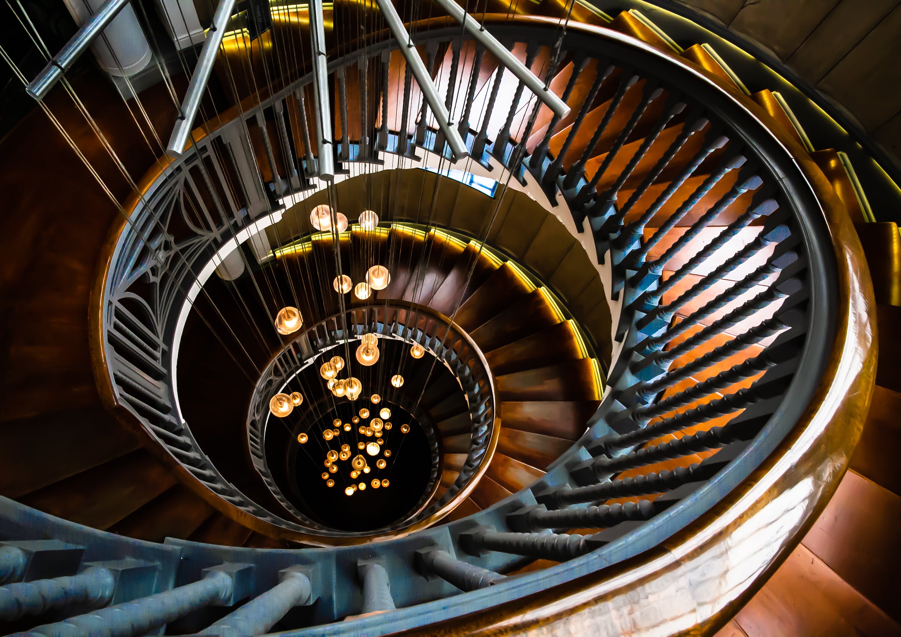 Cecil Brewer Staircase at Heals Dept Store 2