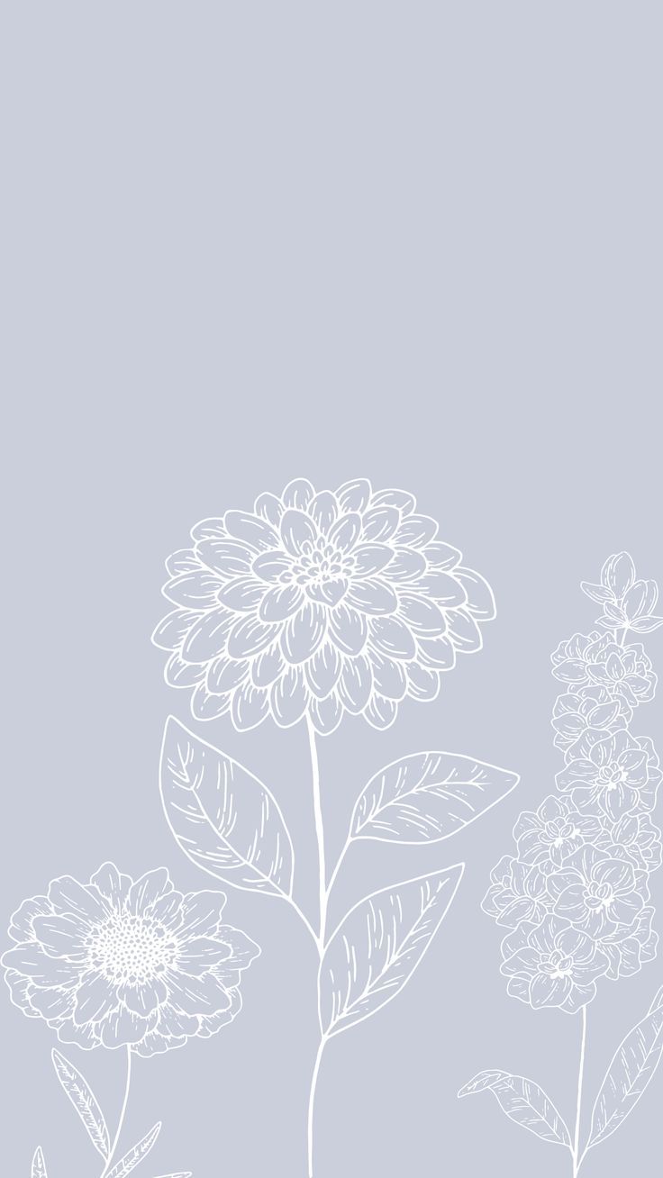 Purple Minimalist Flower Wallpaper. Nature iphone wallpaper, Flowers photography wallpaper, iPhone wallpaper fall
