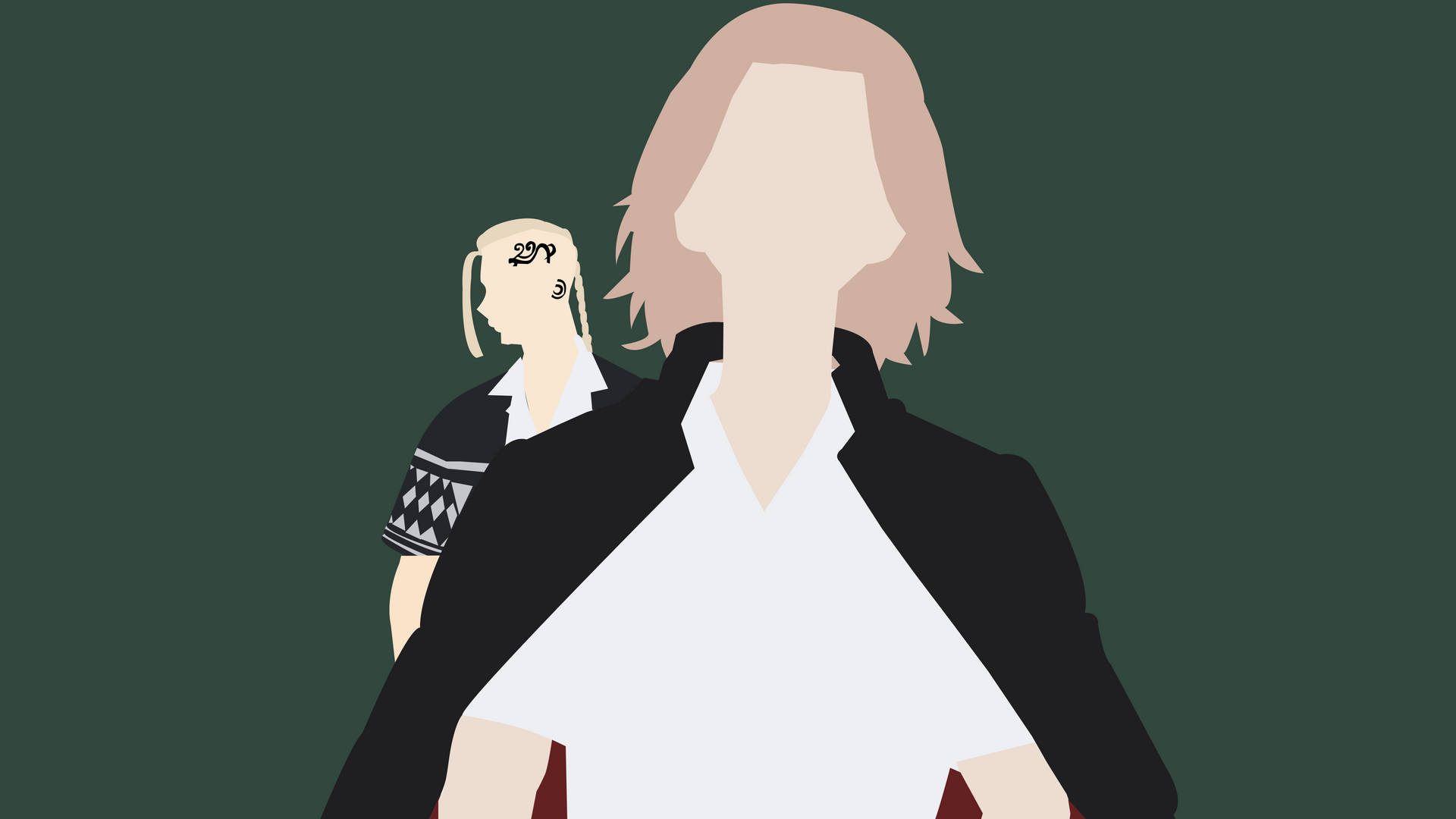 Download Tokyo Revengers Minimalist Art Wallpaper