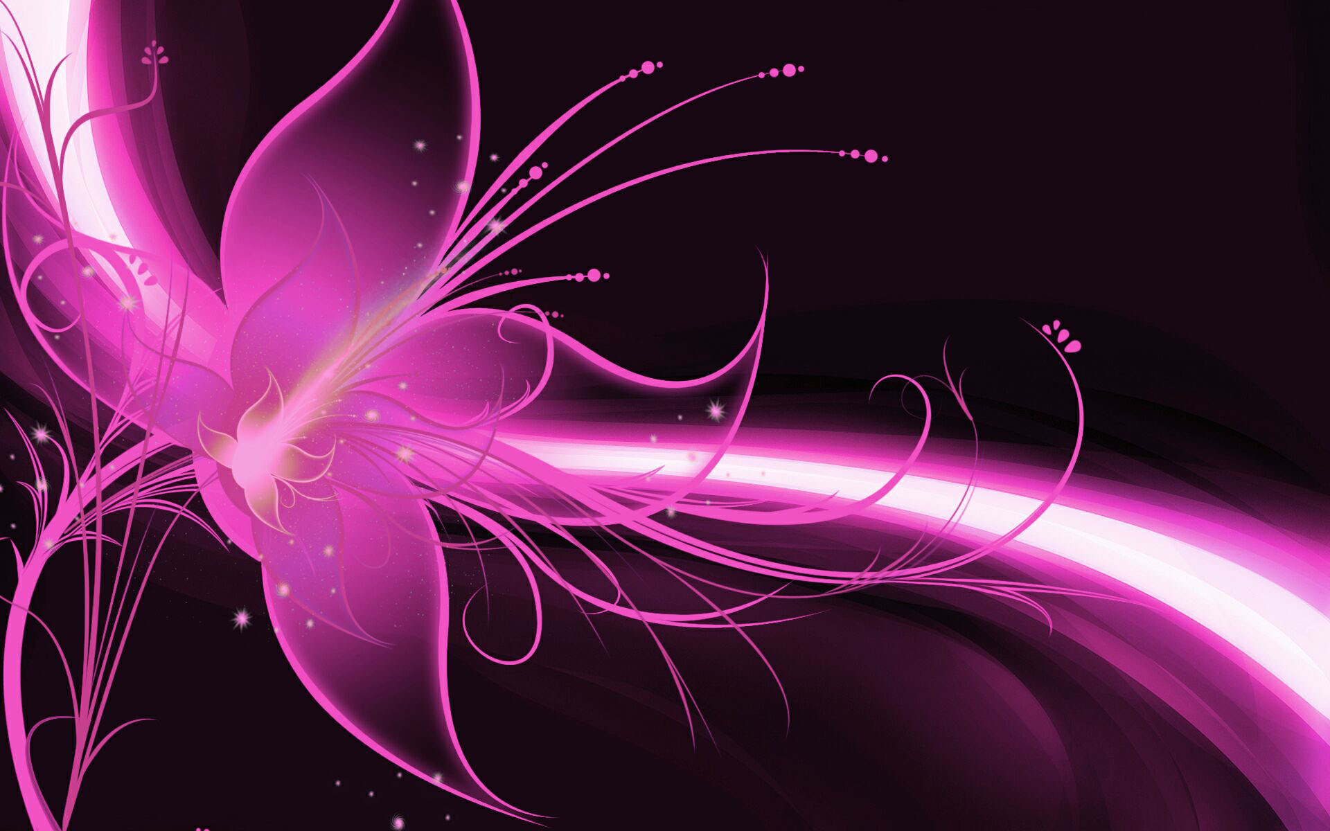 Wallpaper Purple and White Light Illustration, Background Free Image