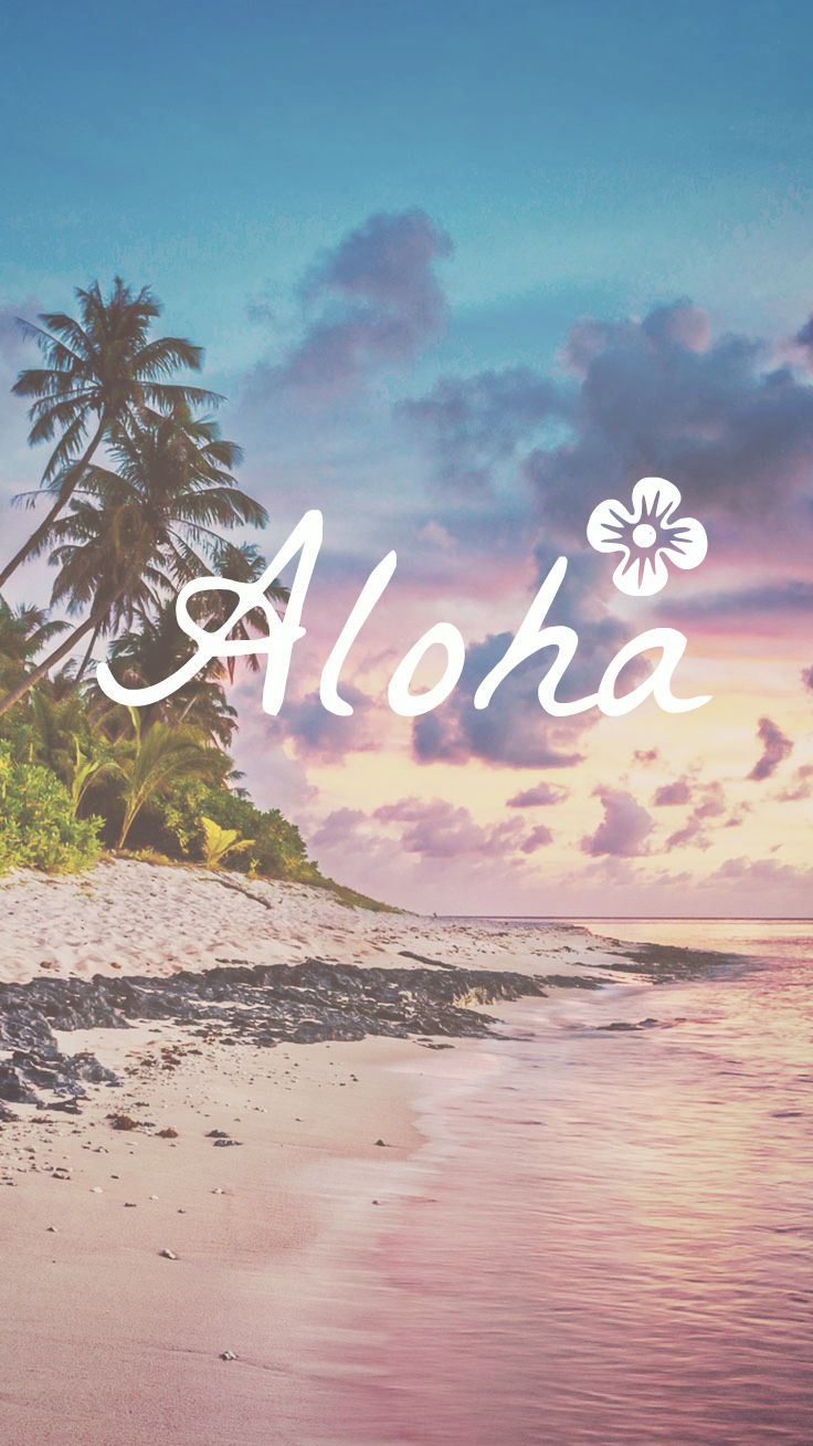 Say Aloha to this beautiful iPhone Wallpaper. Preppy Wallpaper. Preppy wallpaper, Wallpaper iphone summer, Summer wallpaper