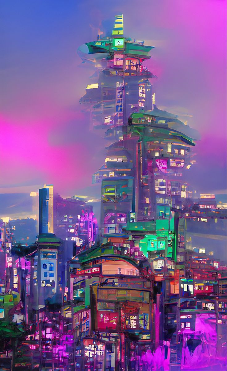 city cyberpunk aesthetic. Pink and green wallpaper, Cyberpunk aesthetic, iPhone background wallpaper