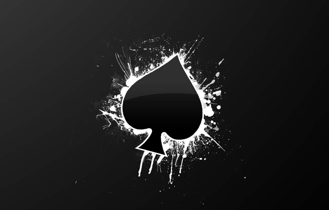 Wallpaper black, art, color, cards image for desktop, section разное