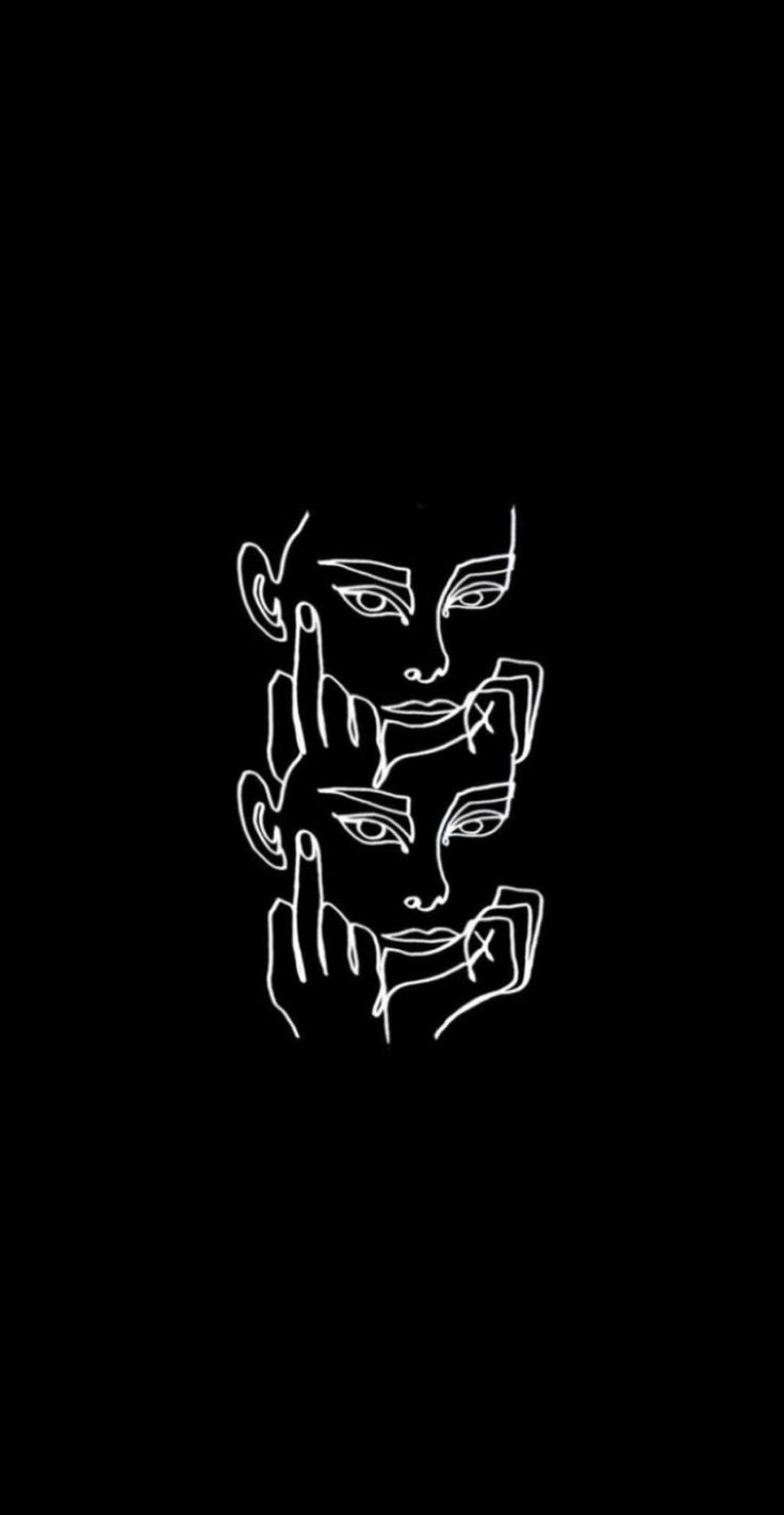 Login • Instagram. Line art drawings, Black aesthetic wallpaper, Art wallpaper