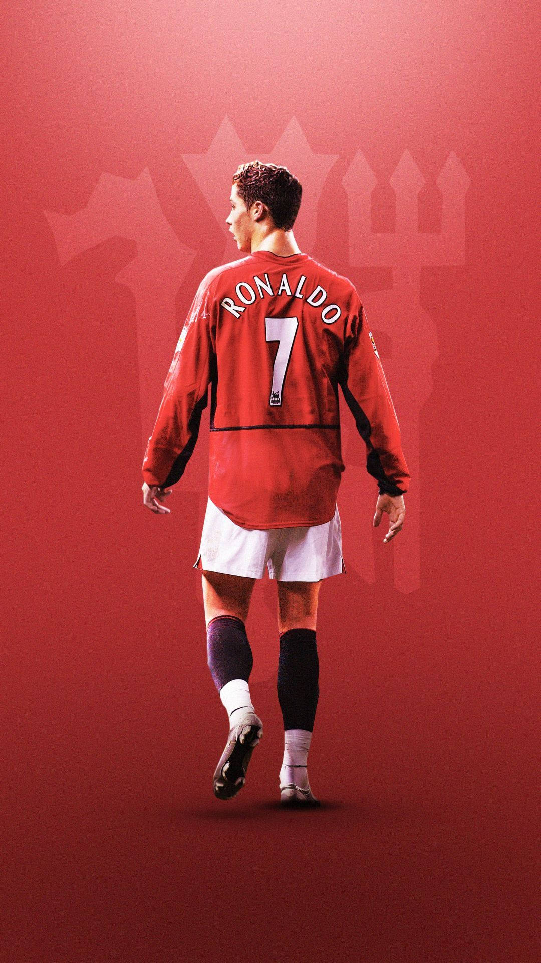 Download Cristiano Ronaldo Manchester United Red Devi Wallpaper