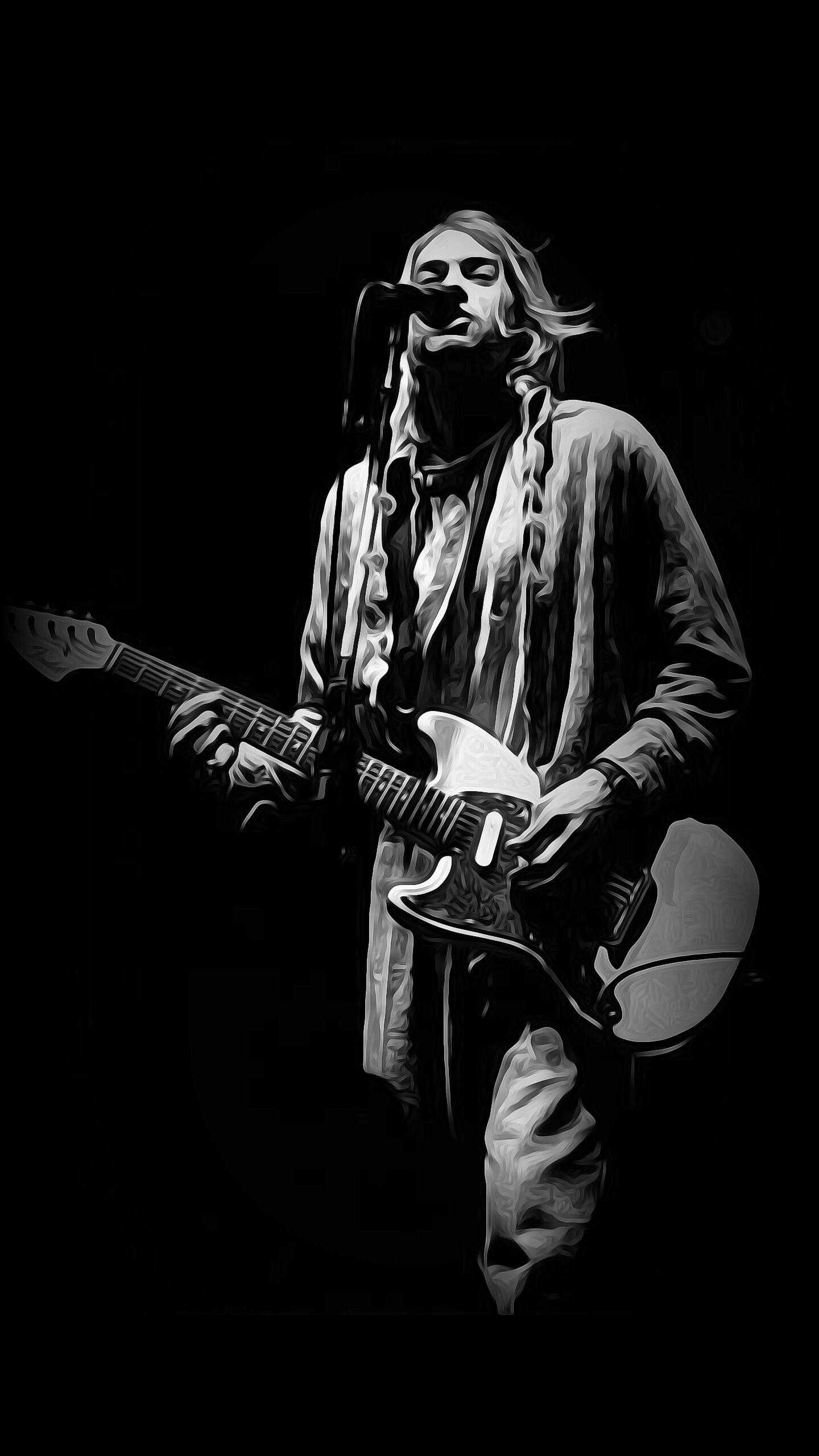 Kurt Cobain Phone Wallpaper