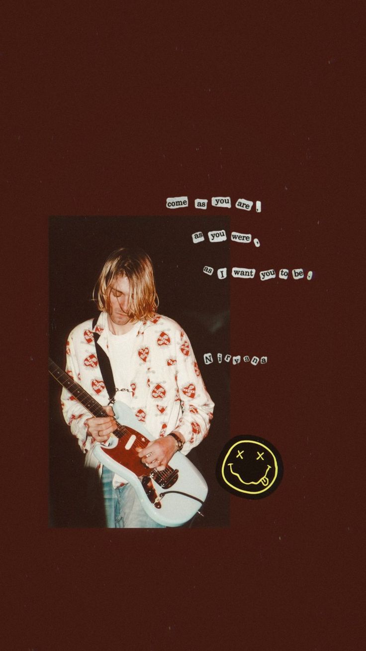 Kurt Cobain Iphone Wallpapers Wallpaper Cave 1596