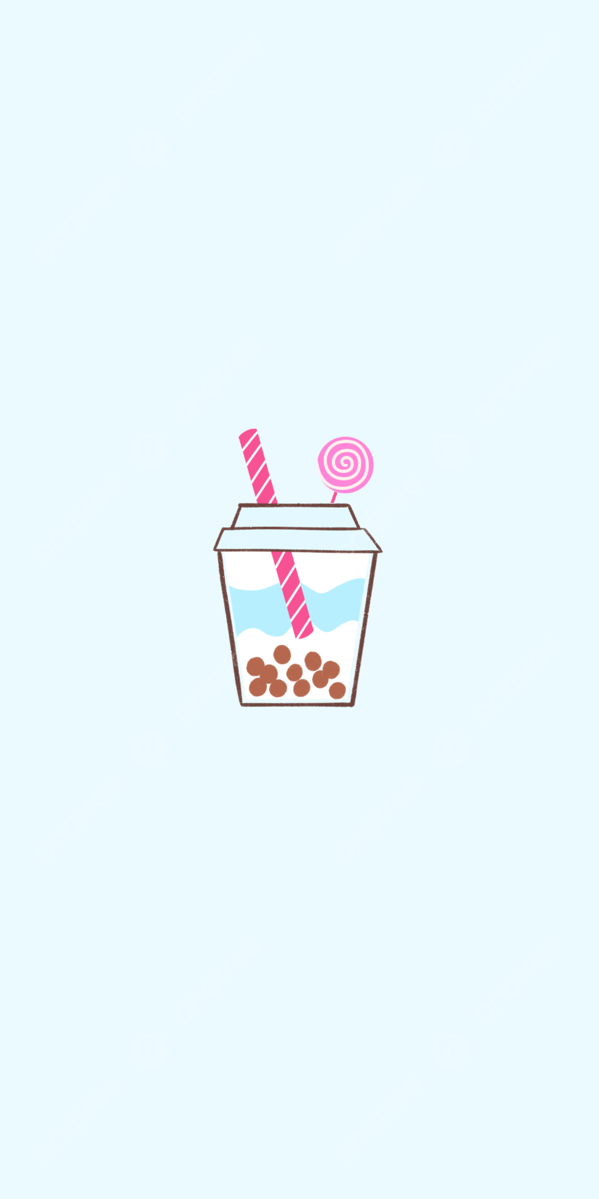 Boba Ice Drink Wallpaper Background Wallpaper Image For Free Download