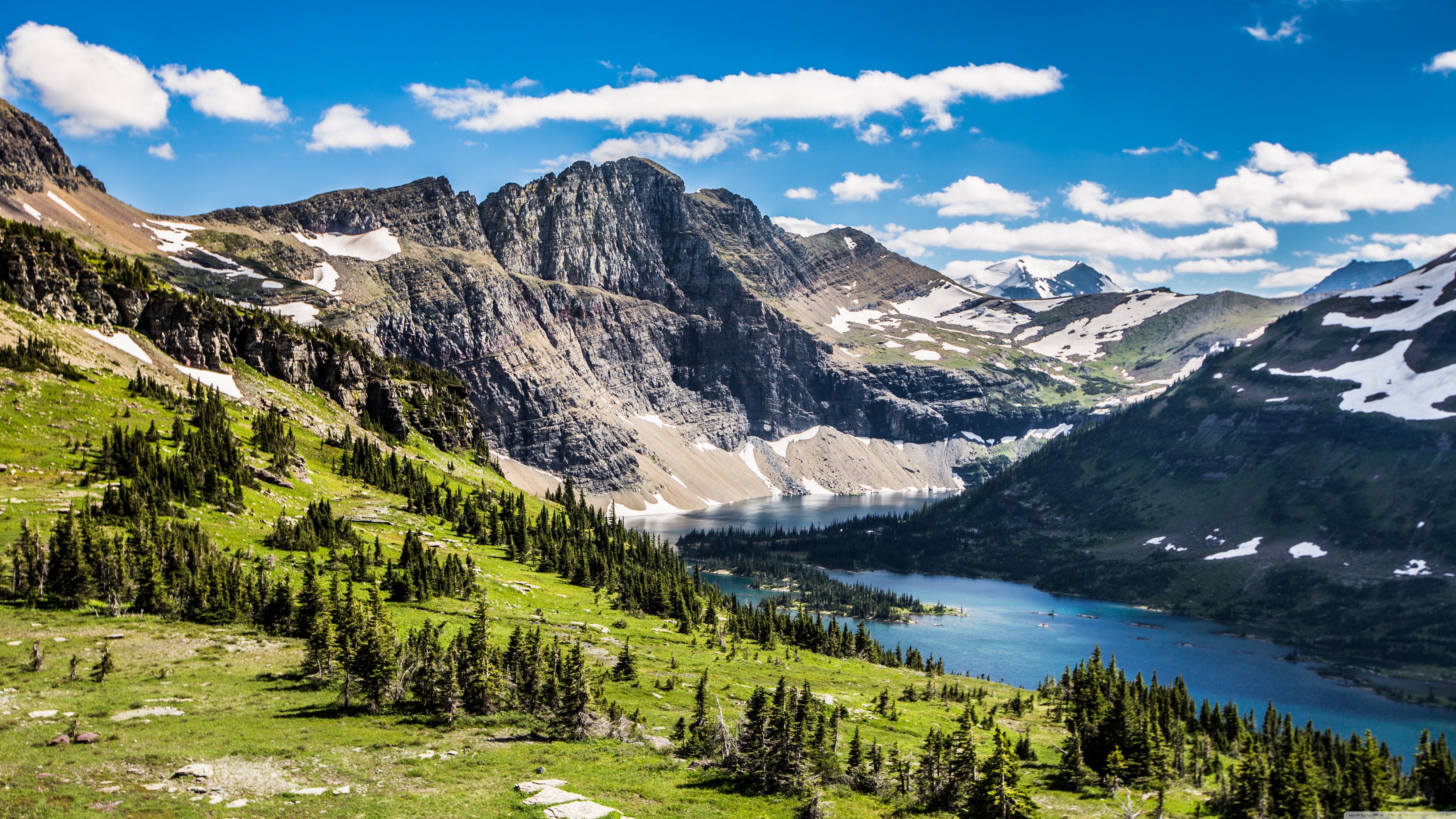 Hidden Lake Glacier National Park Montana Ultra HD Desktop Background Wallpaper for 4K UHD TV, Widescreen & UltraWide Desktop & Laptop, Tablet