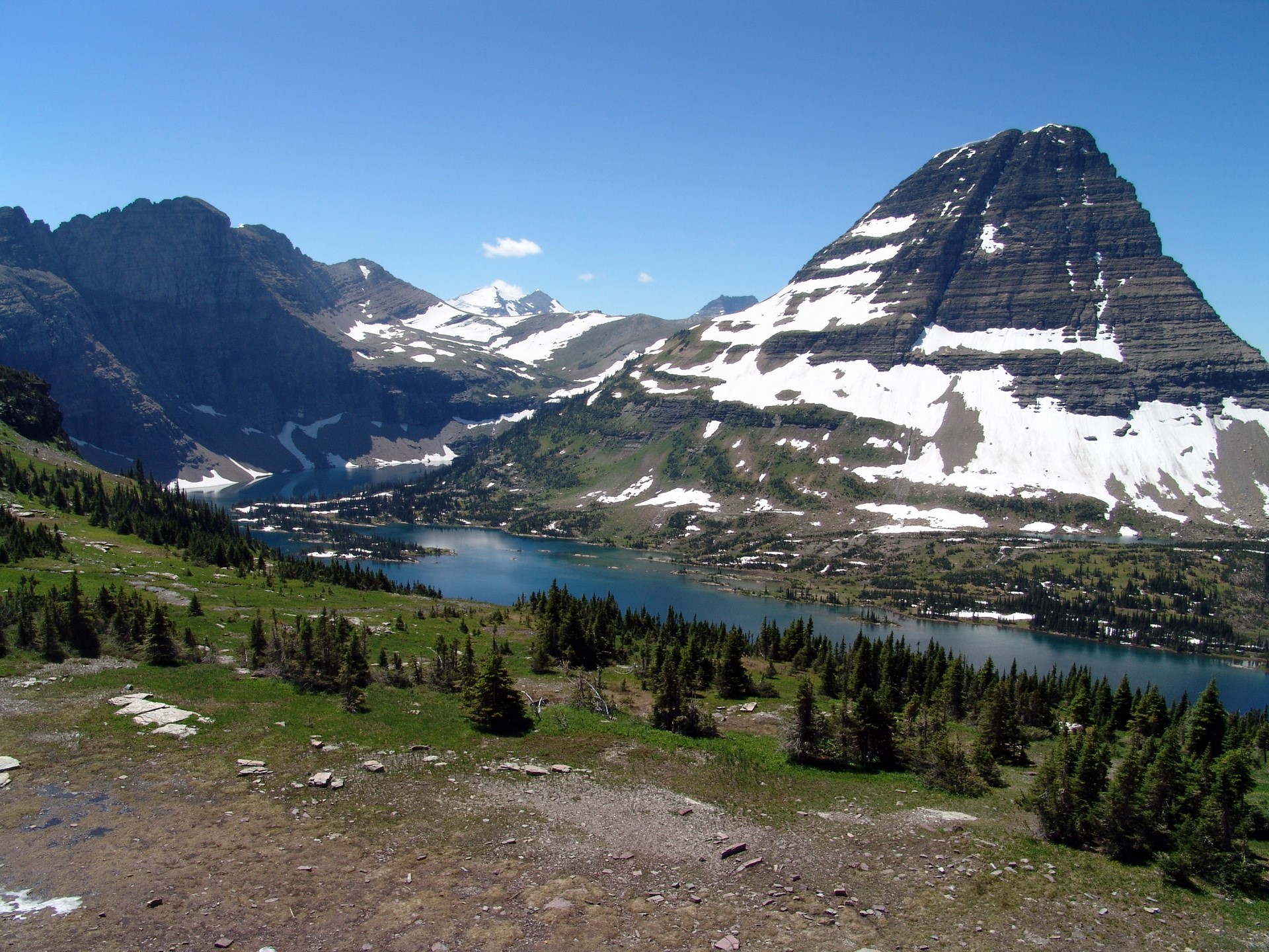 Glacier National Park USA, Montana Hidden Lake, Parks Gallery HD Wallpaper