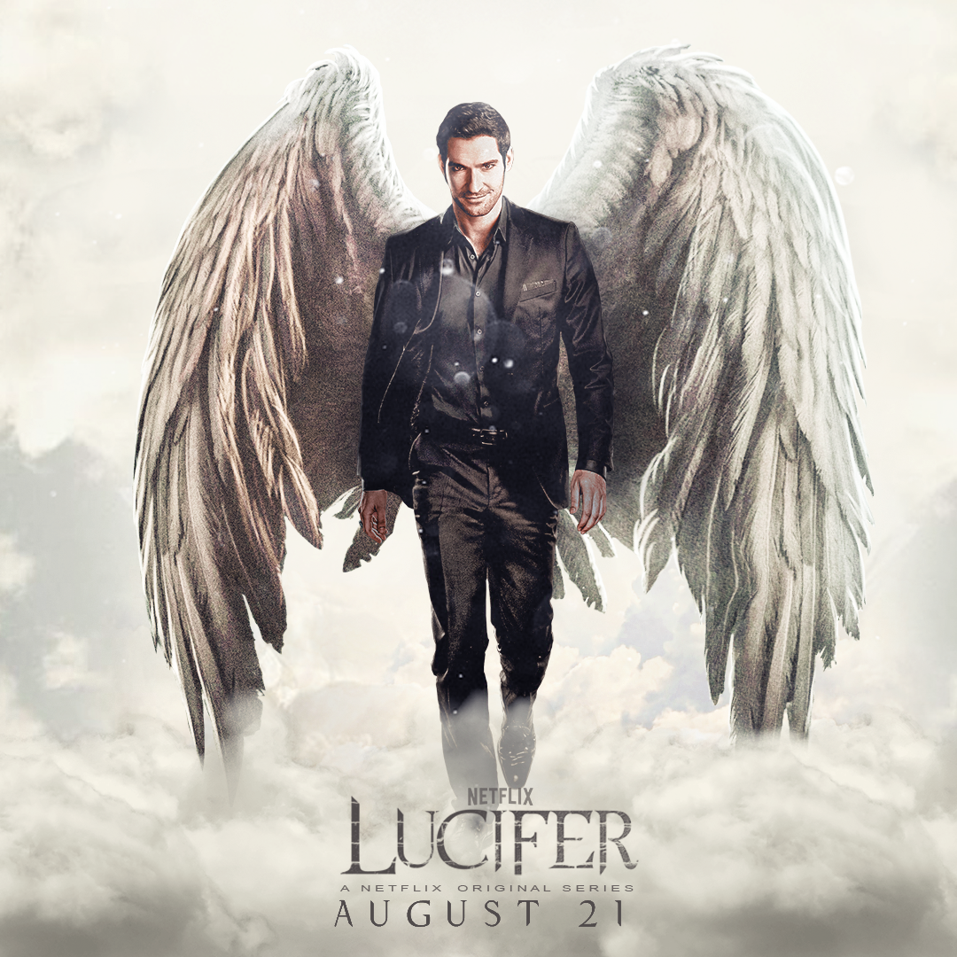 Lucifer Season 5 Is Coming Out on August 21 & I am really excited to see this season so in anticipation I designed this poster for Season 5 Hope y'all like it !