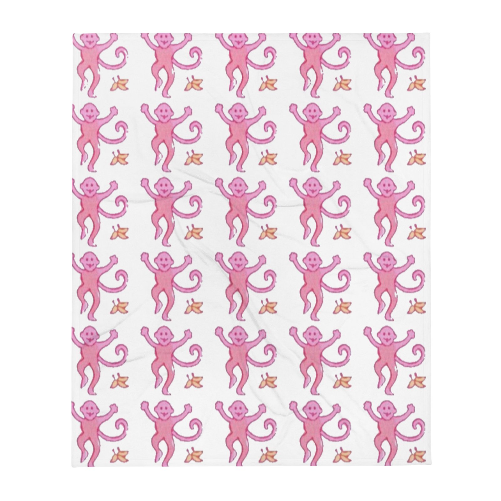 Preppy Monkey Throw Blanket. Throw blankets for couch